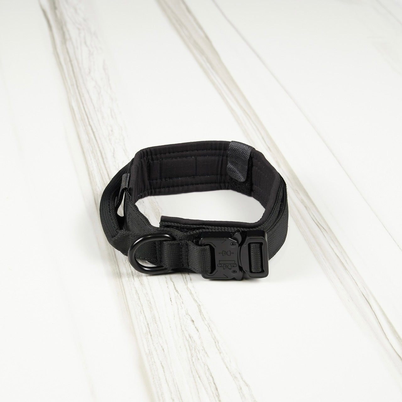 Tactical Nylon Dog Collar Black