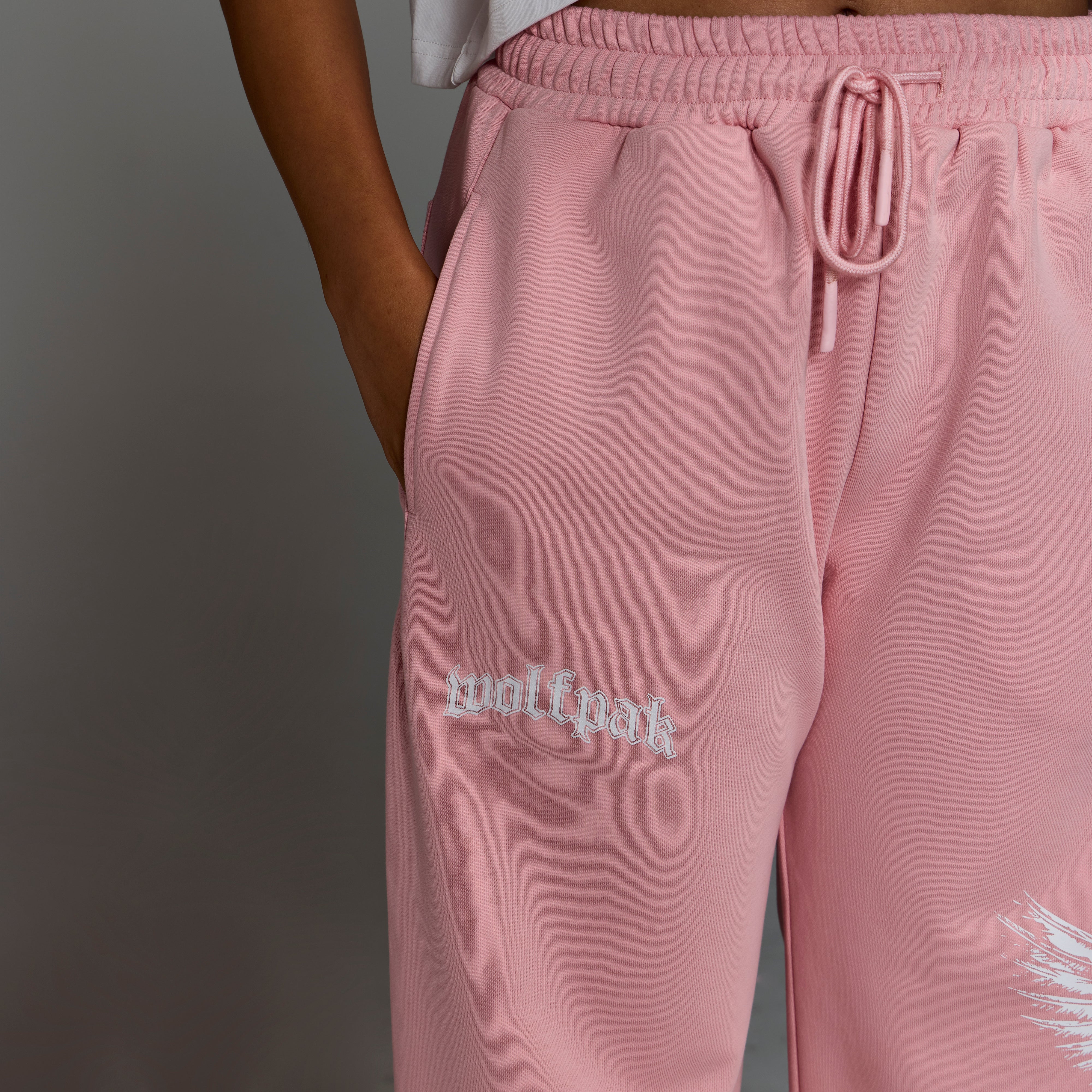 Deathwing Pink Wide Leg Sweat Pants