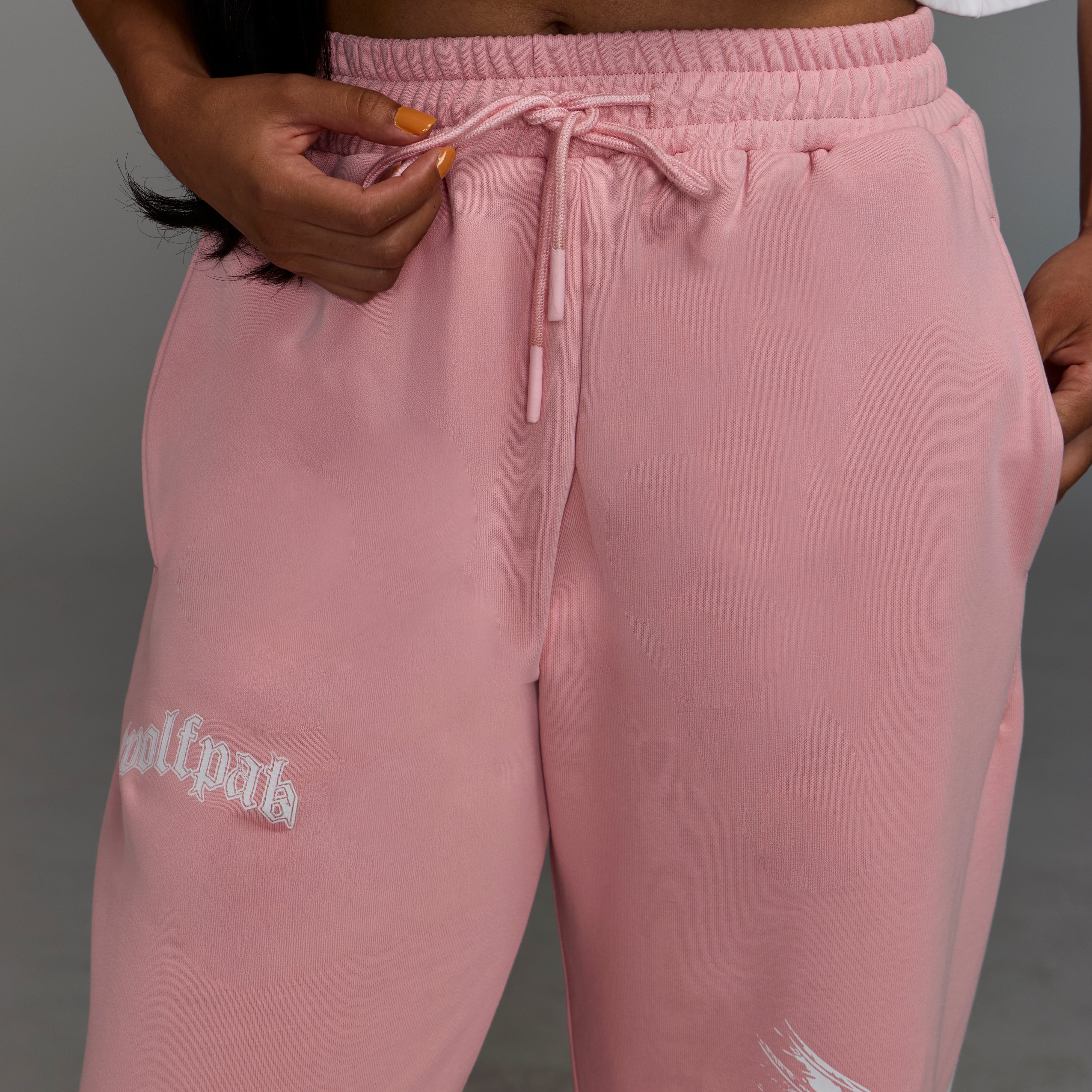 Deathwing Pink Wide Leg Sweat Pants