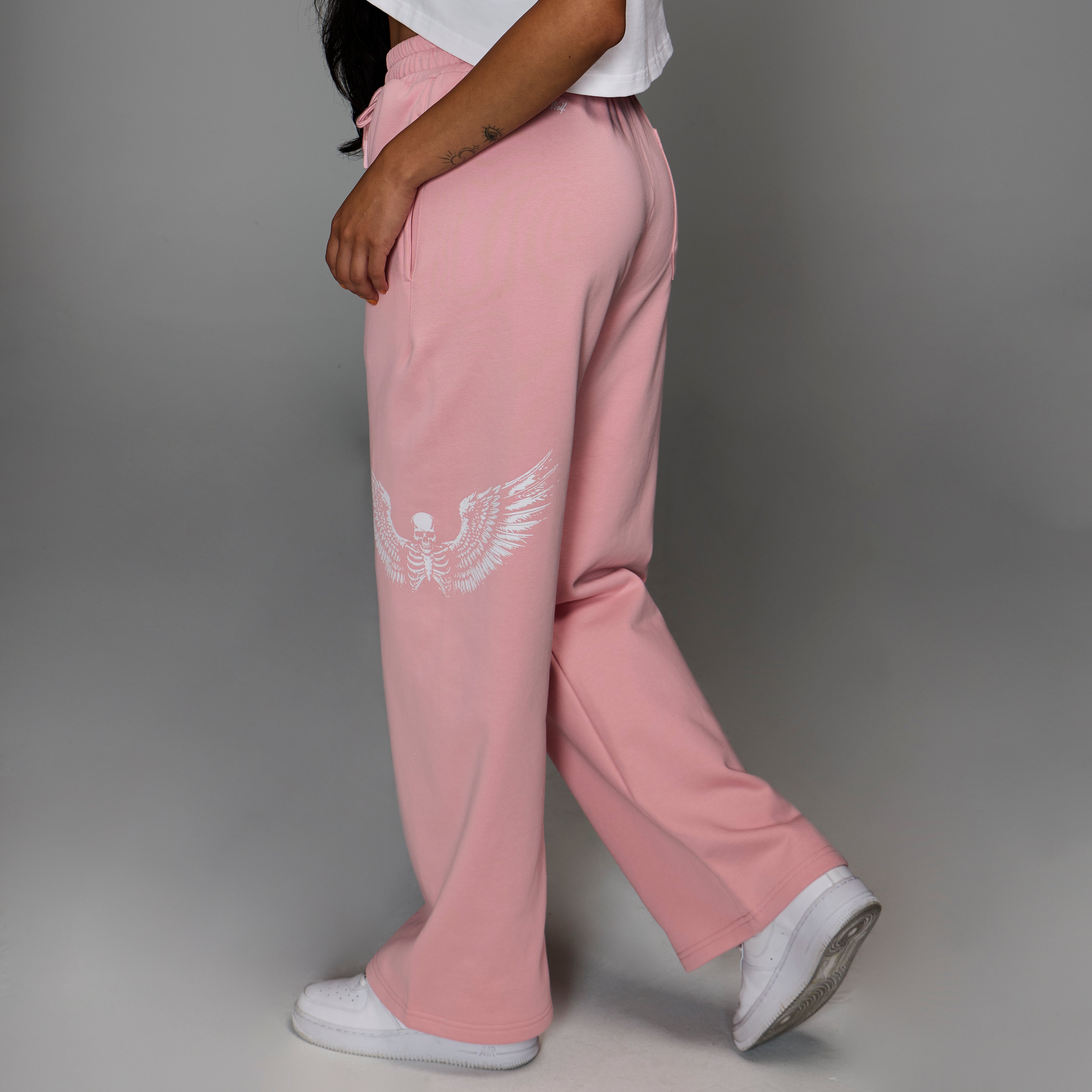 Deathwing Pink Wide Leg Sweat Pants