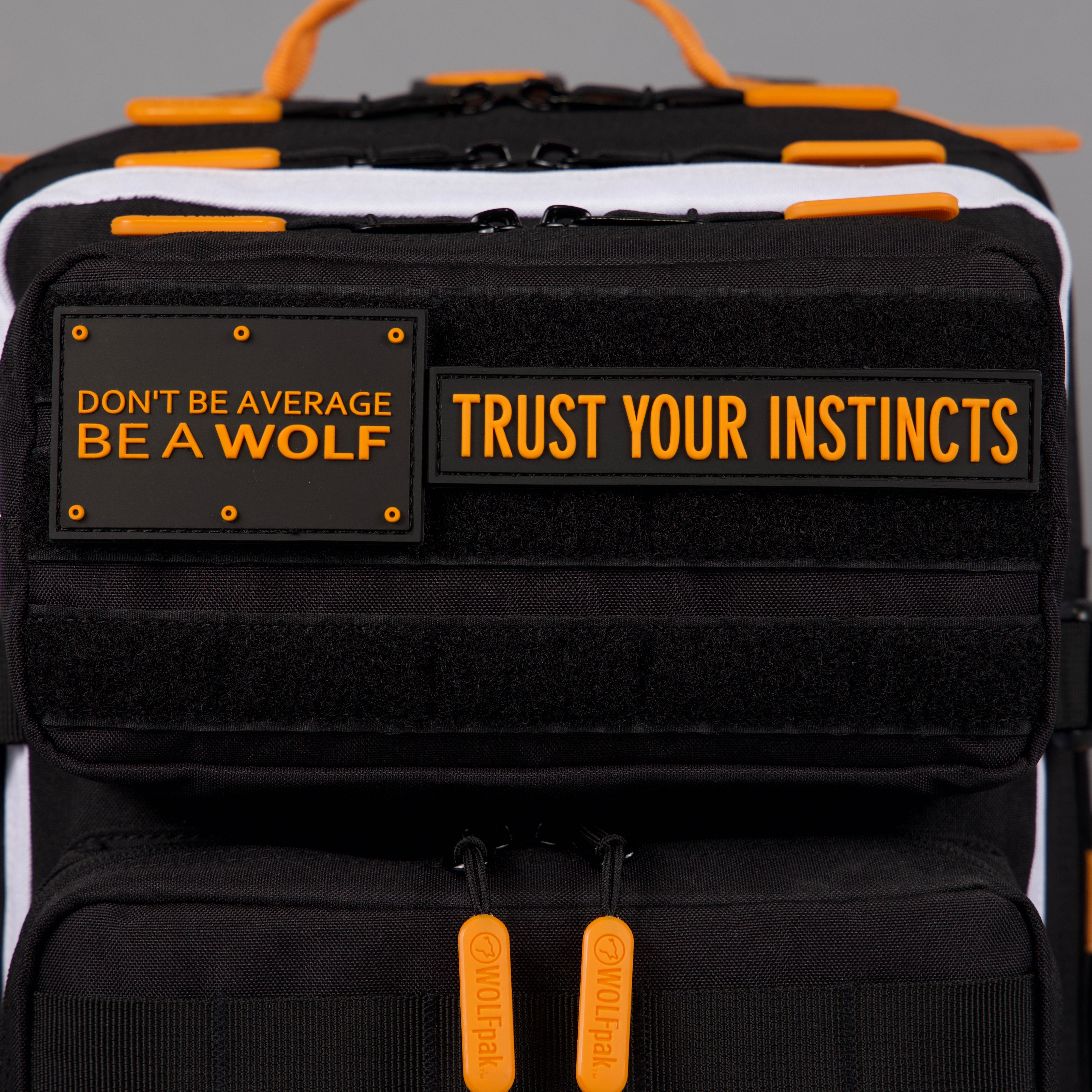 Kit de patchs Orange Be A WOLF