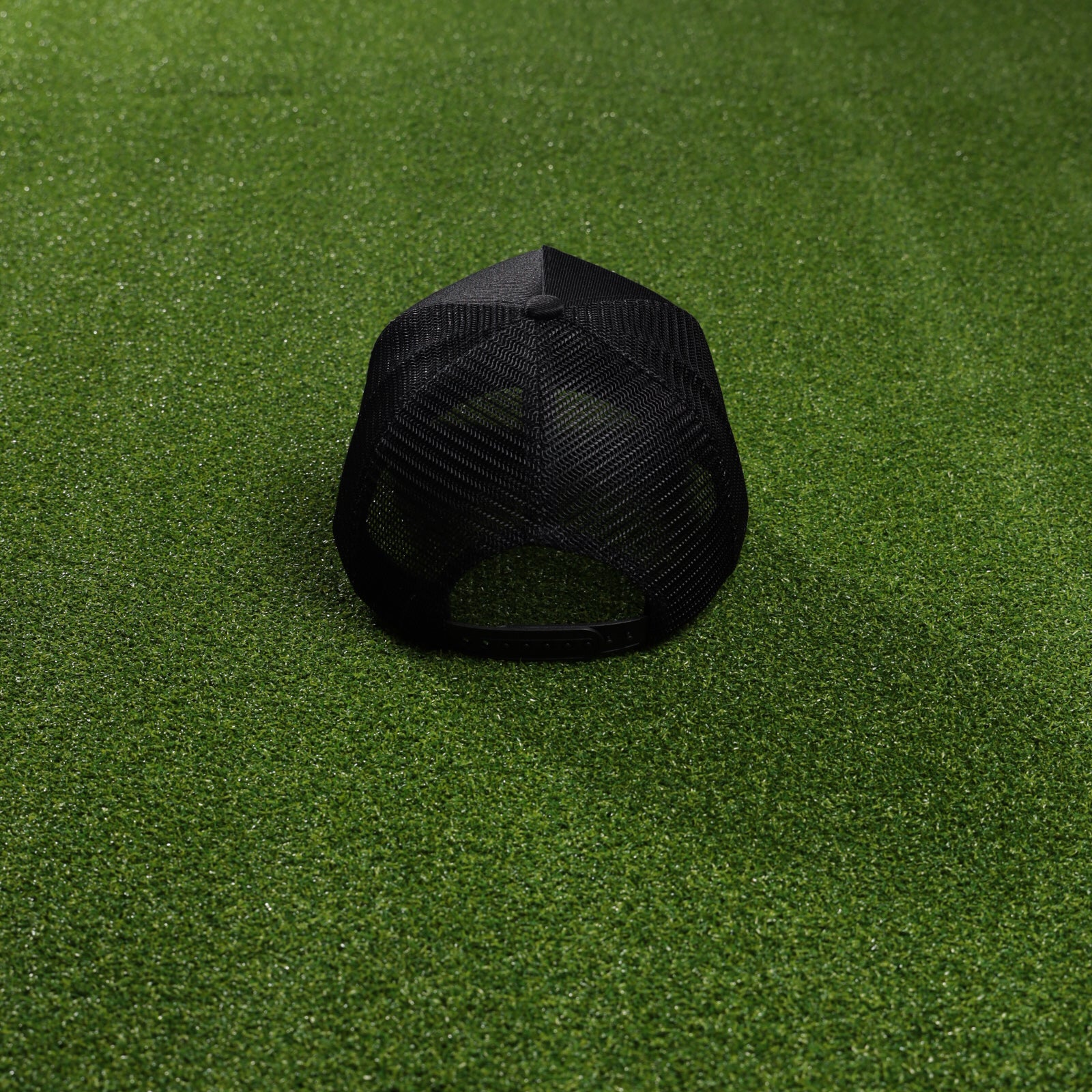 Trucker Cap Script Alpha Schwarz