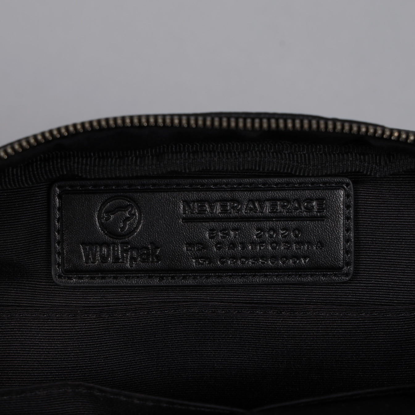 Sac à bandoulière en cuir de luxe noir