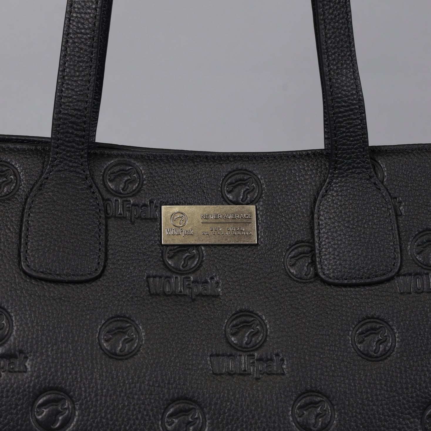 Tote Bag Black Luxury Leather