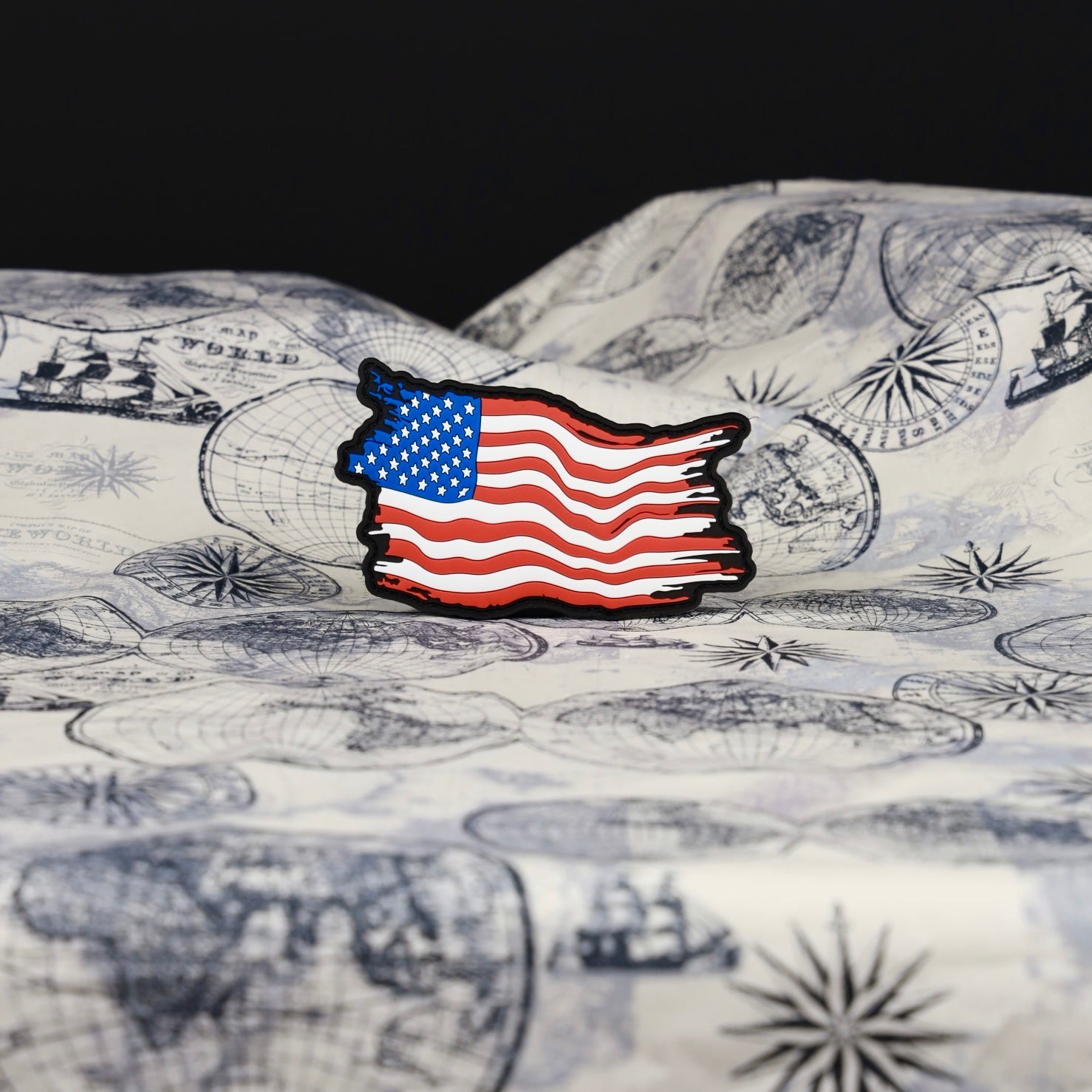 American US Grunge Flag