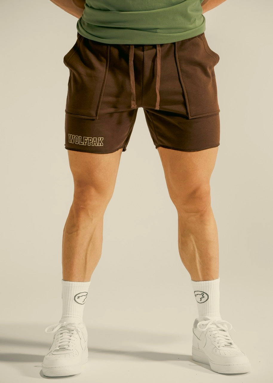 Men's Varsity Shorts Mocha Brown