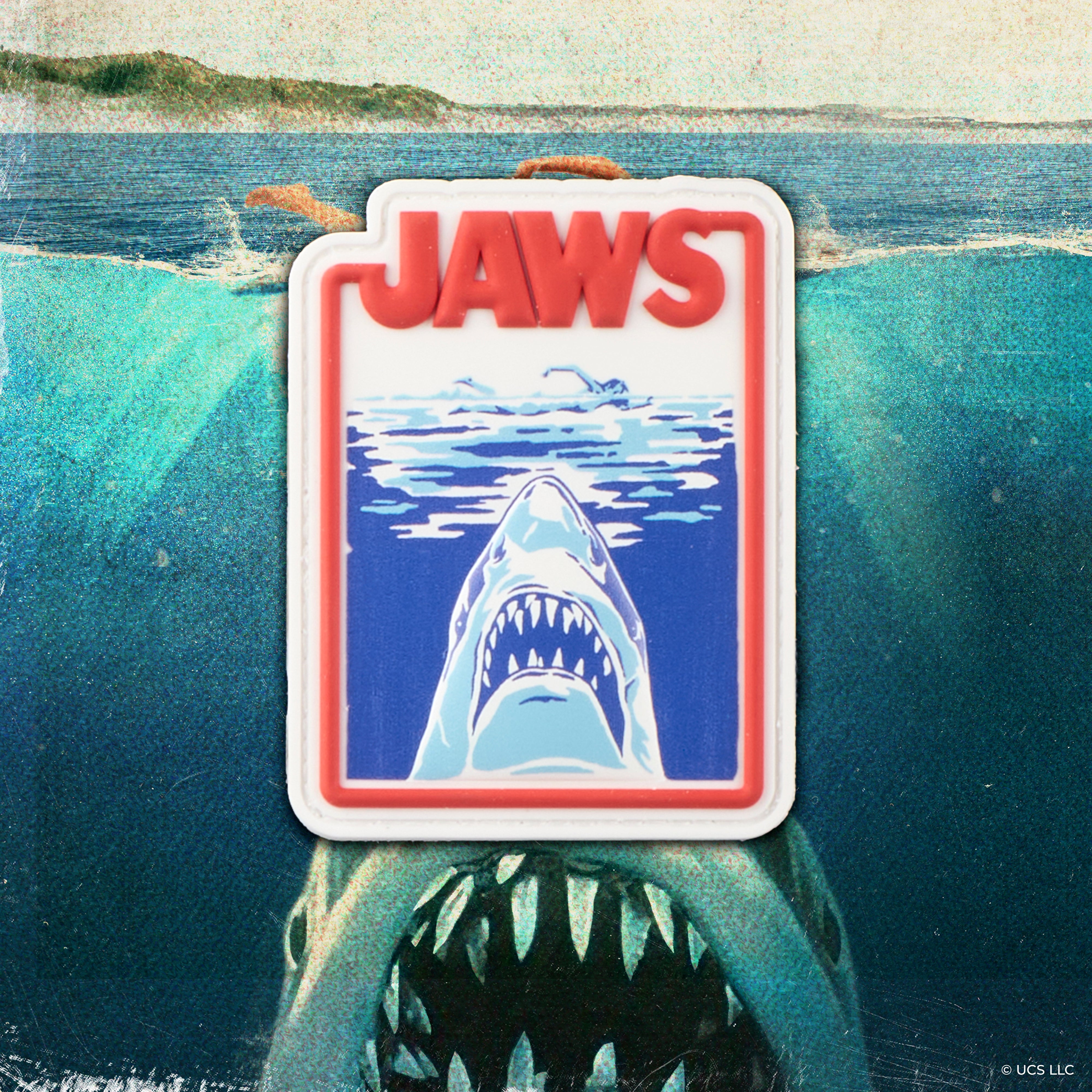 JAWS Swimmer Poster Patch