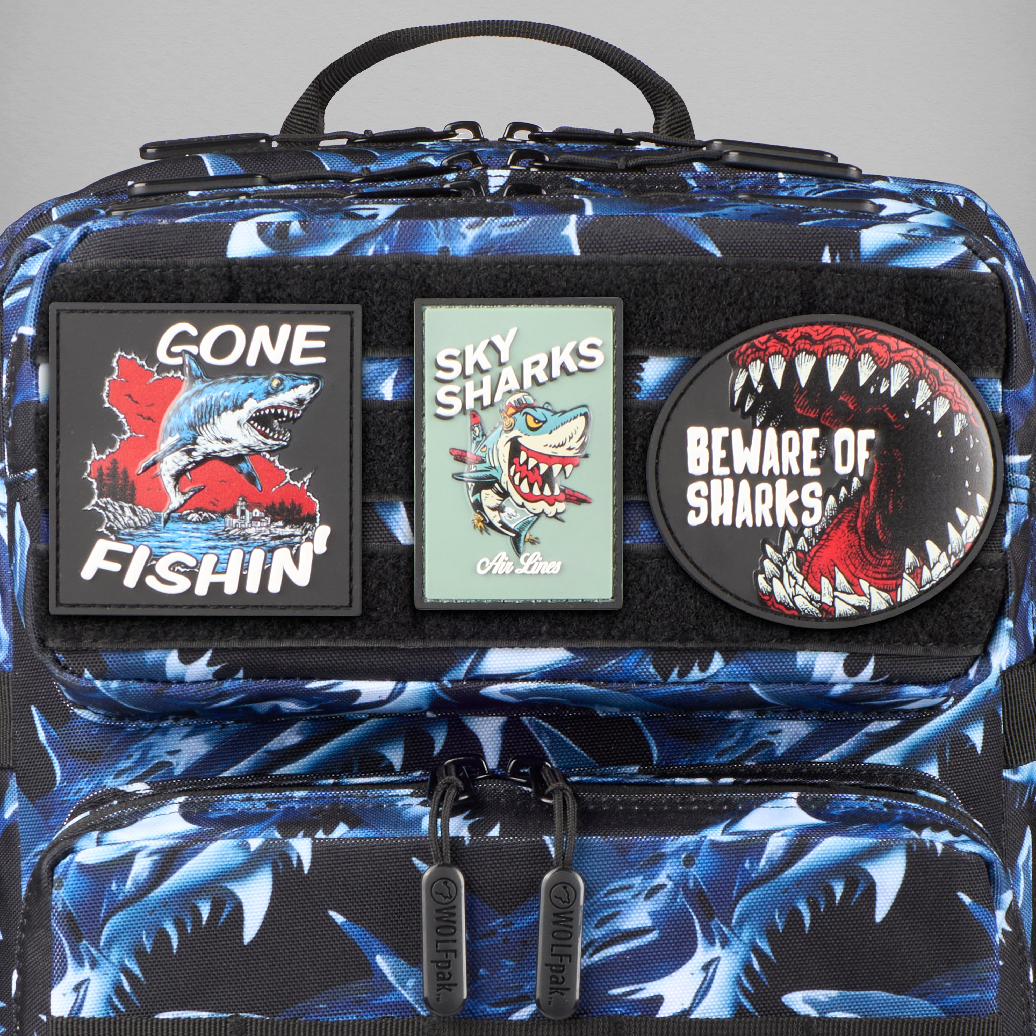 【g-rap】  OF THE KILLA SHARKS 3枚セット Shark Bite Thresher Patch Bundle