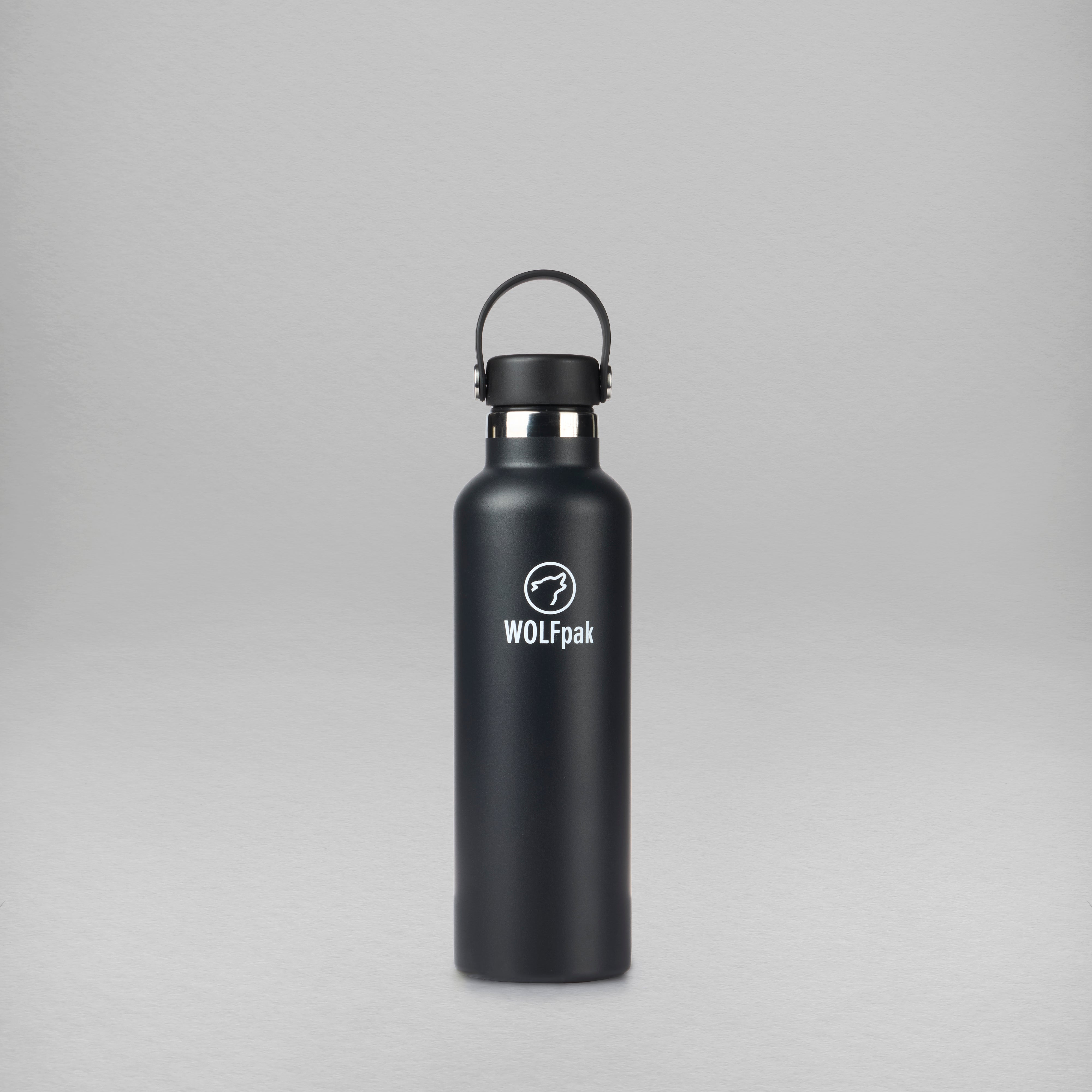 25oz Trinkflasche Alpha Schwarz