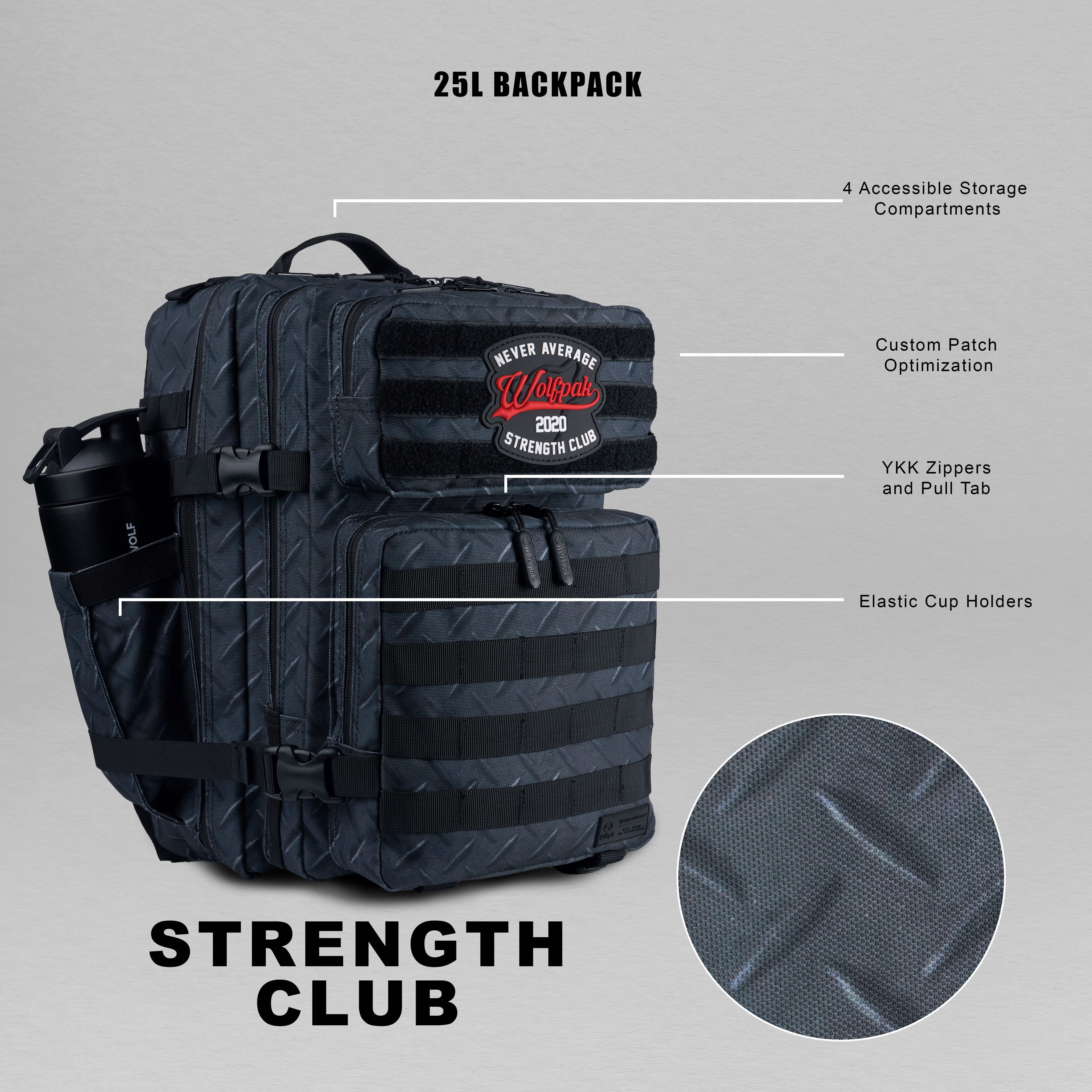 25L Backpack Strength Club