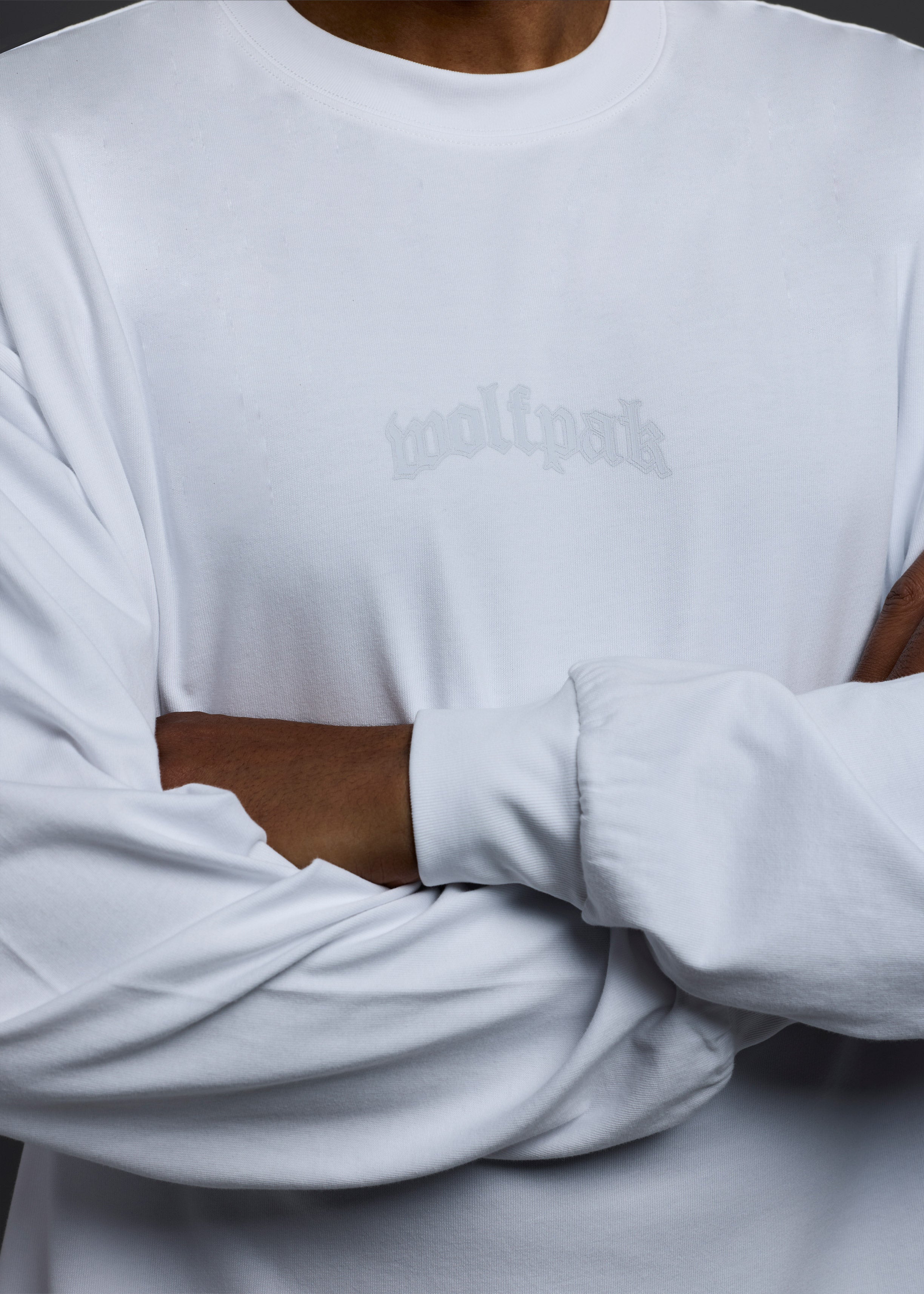 Deathwing White Long Sleeve Tee