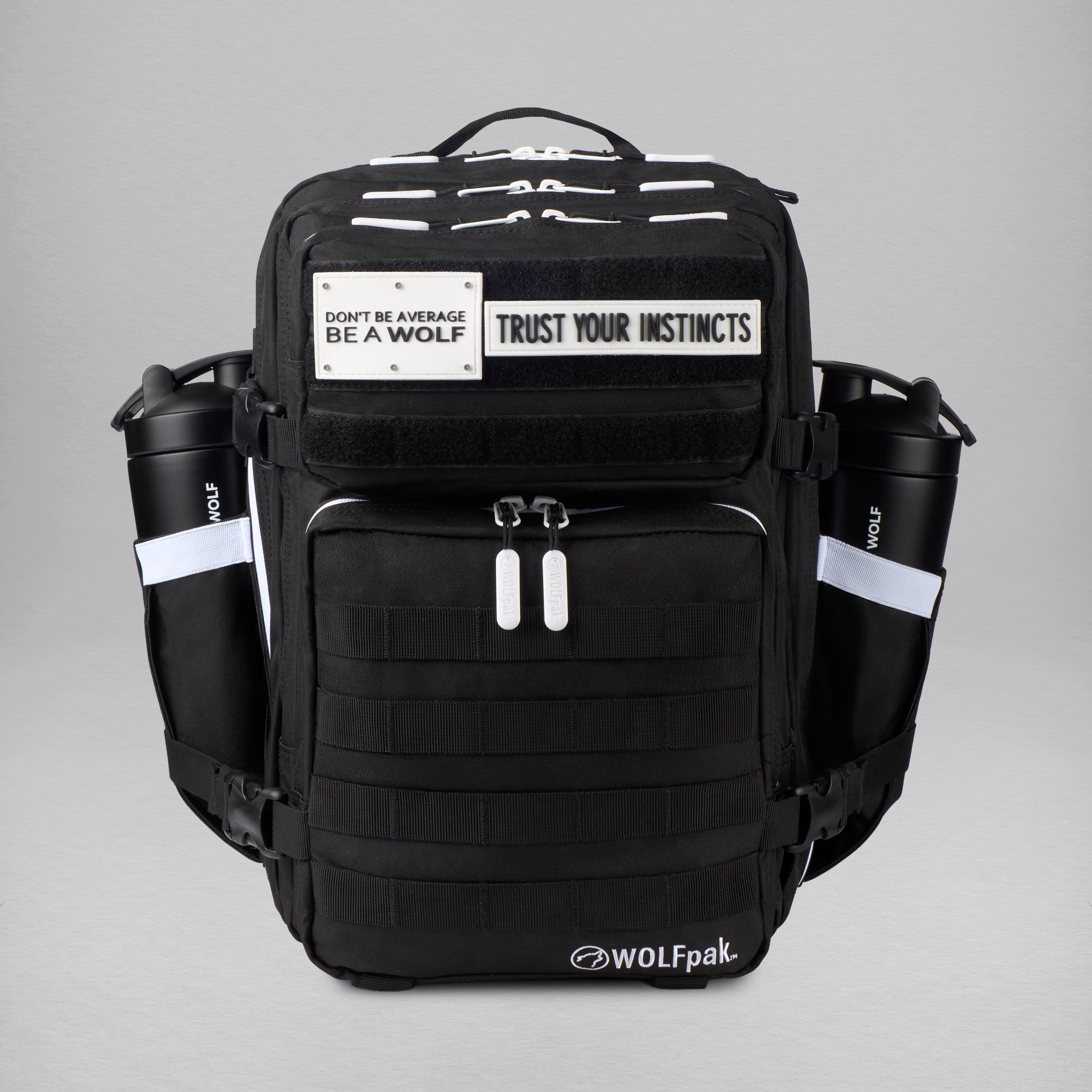 45L Backpack Alpha Black White Accents