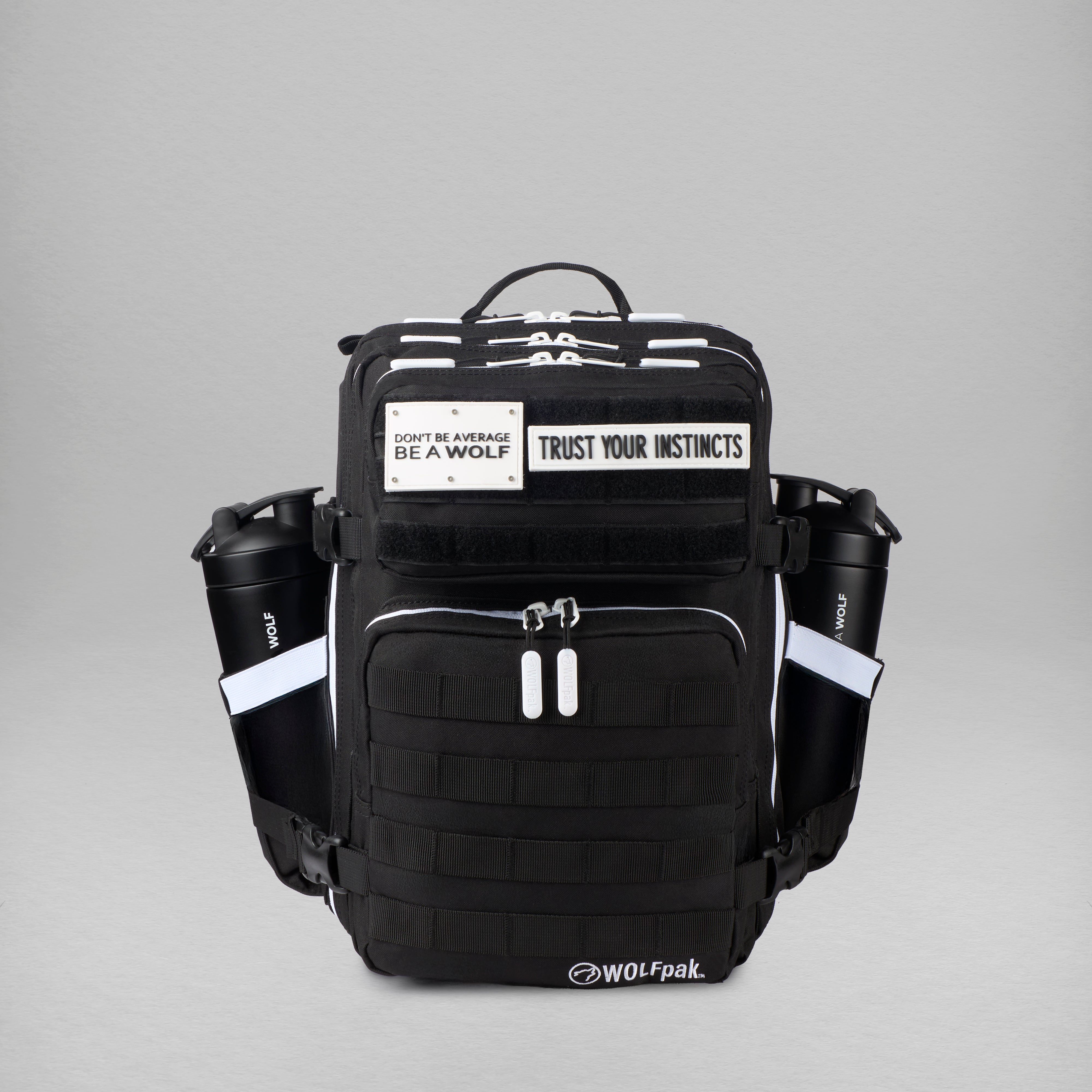 25L Backpack Alpha Black with White Accents