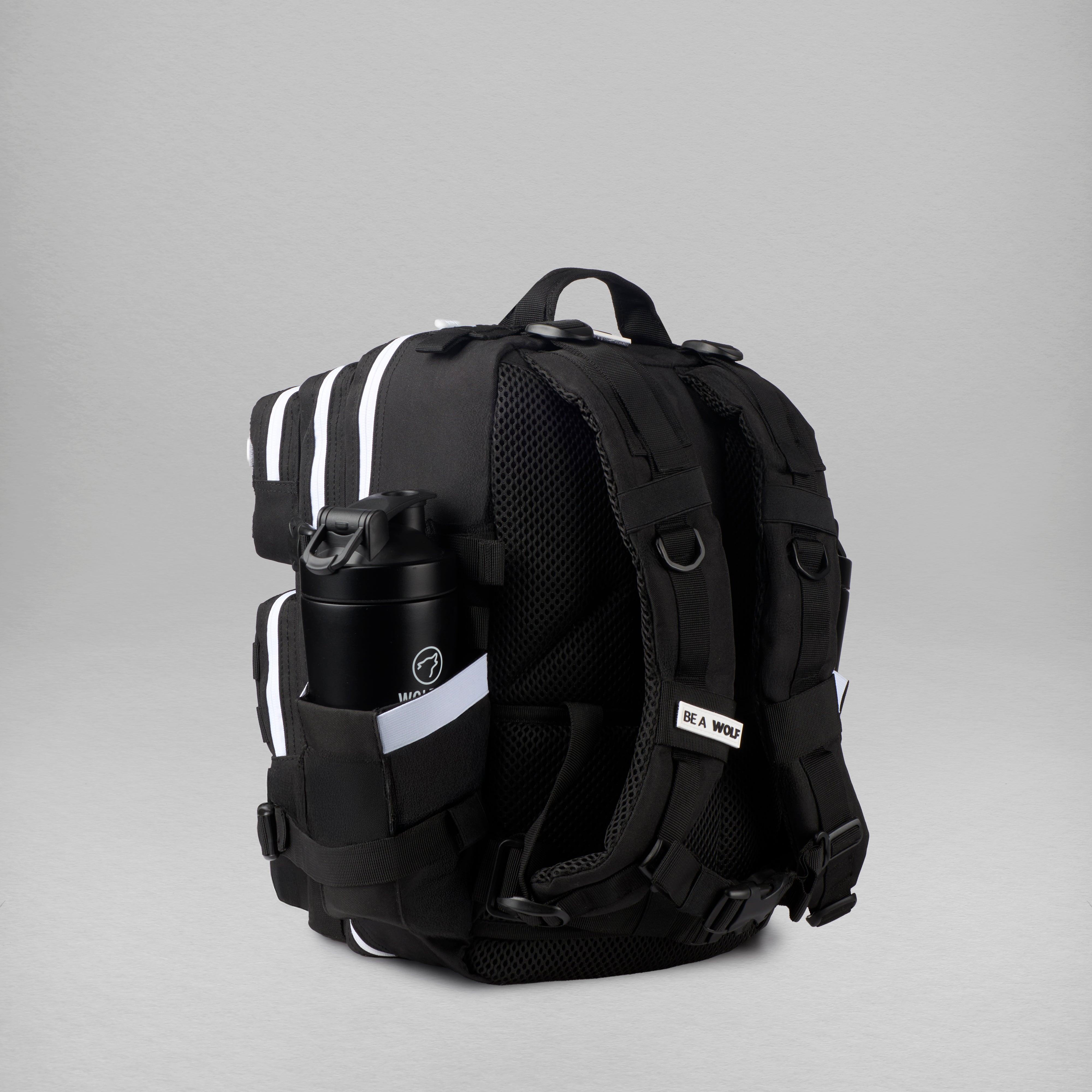 25L Backpack Alpha Black with White Accents