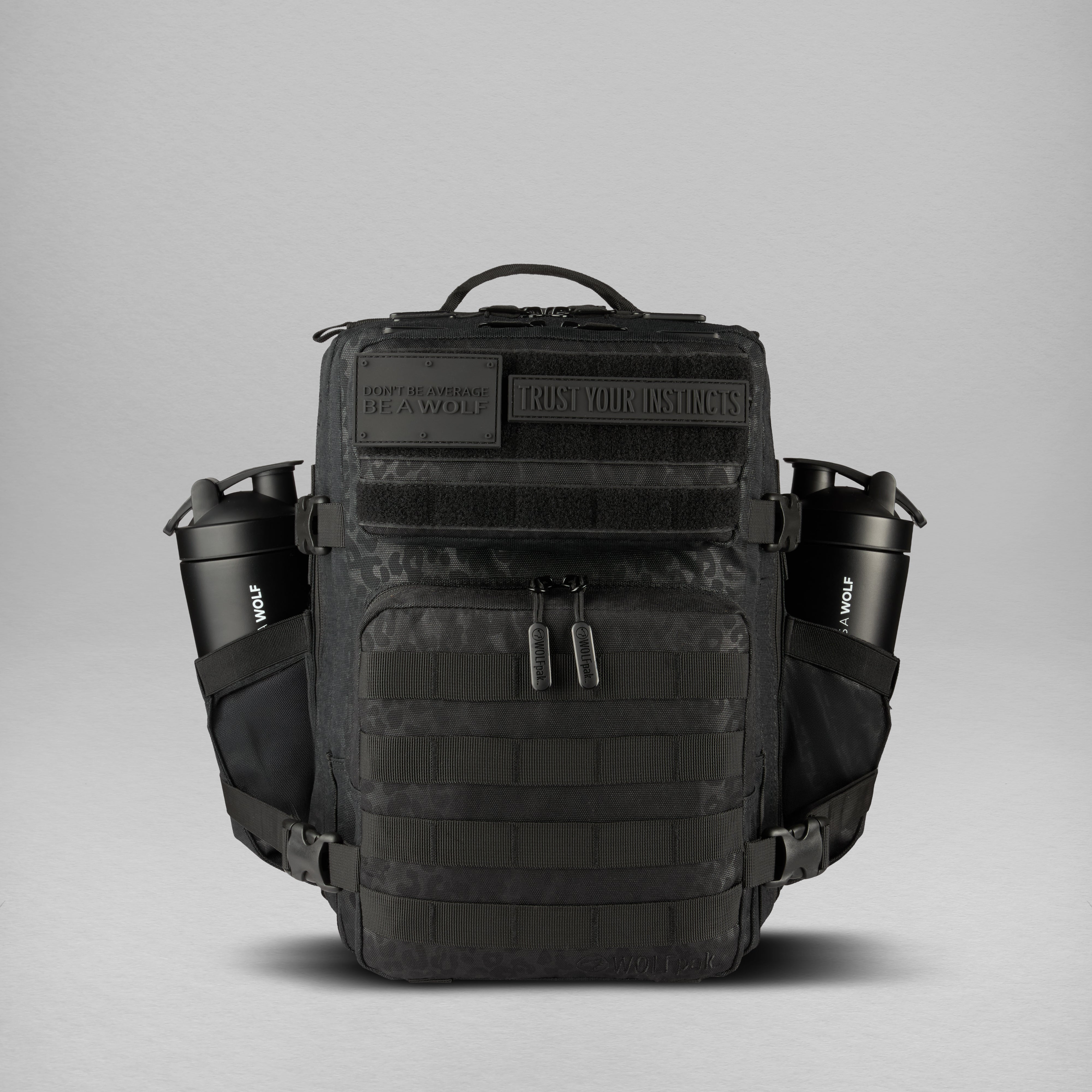 25L Backpack Black Leopard