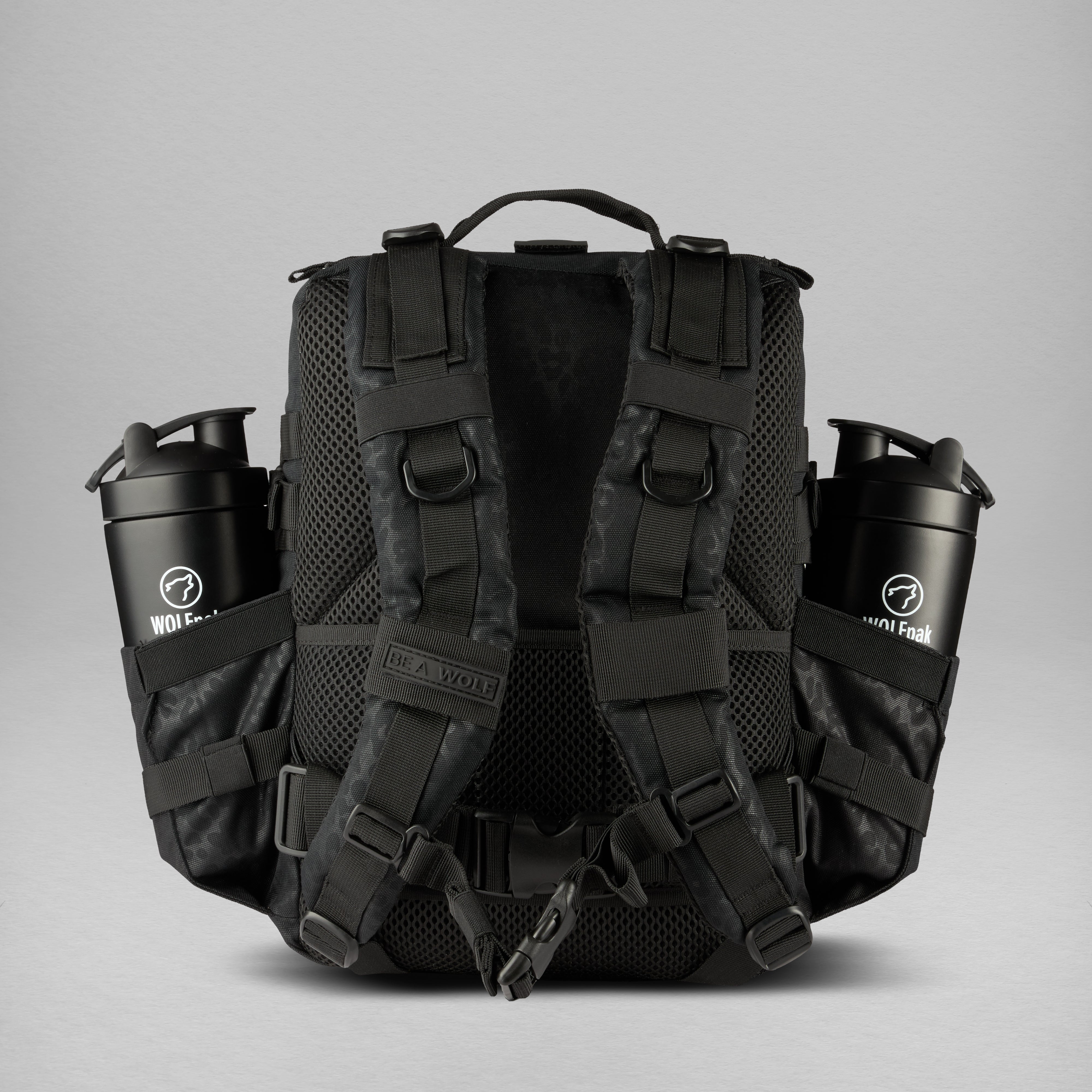 25L Backpack Black Leopard