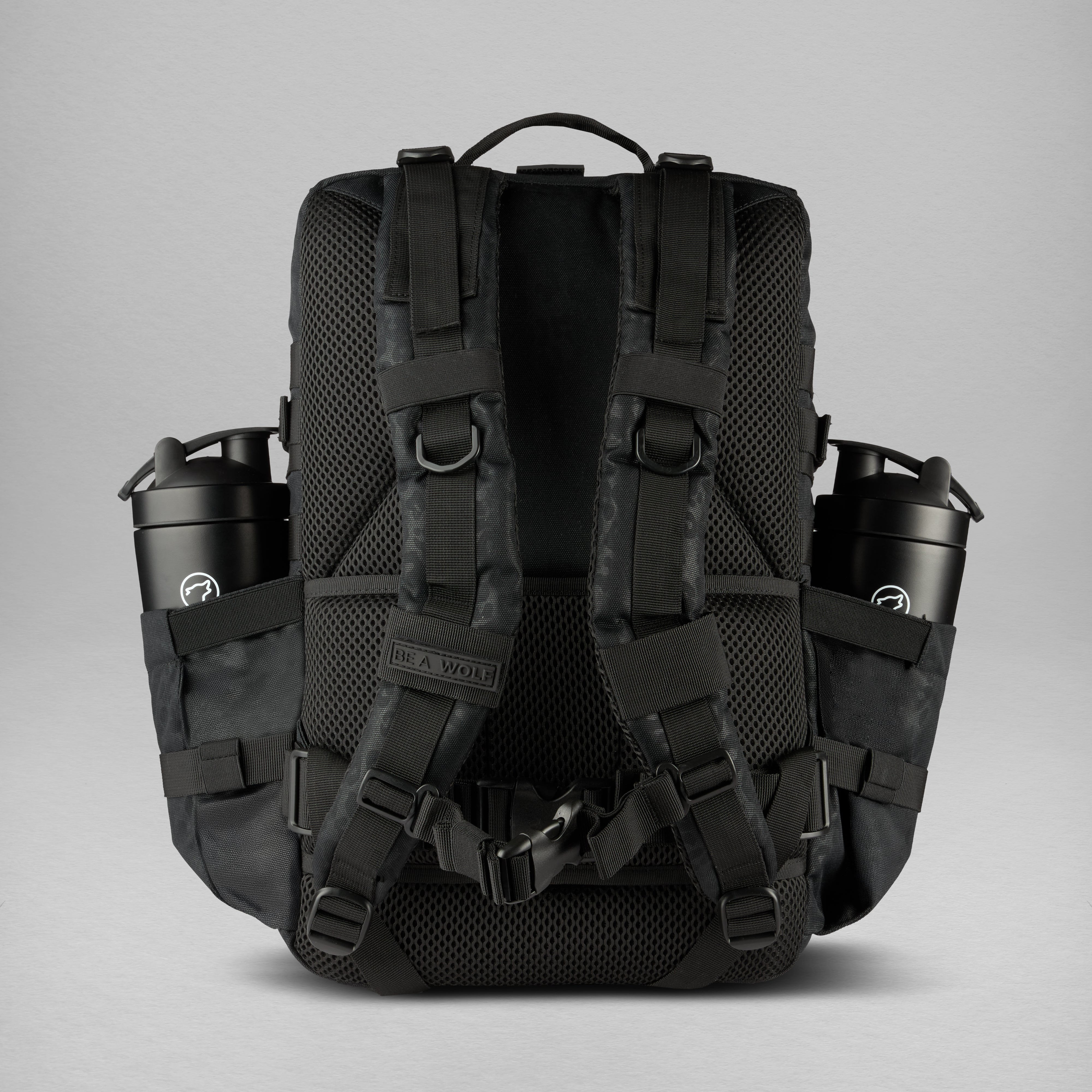 45L Backpack Black Leopard