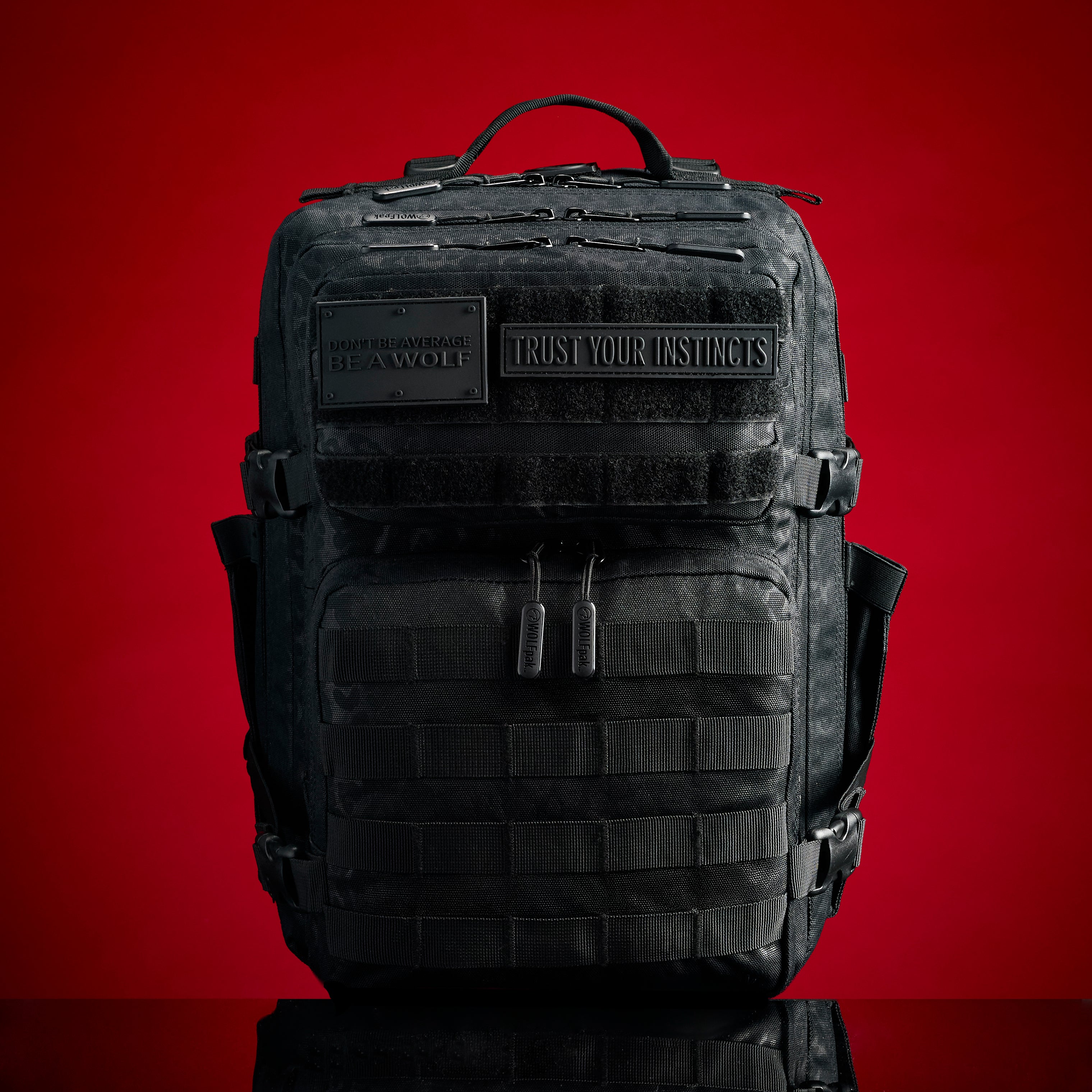 35L Backpack Black Leopard