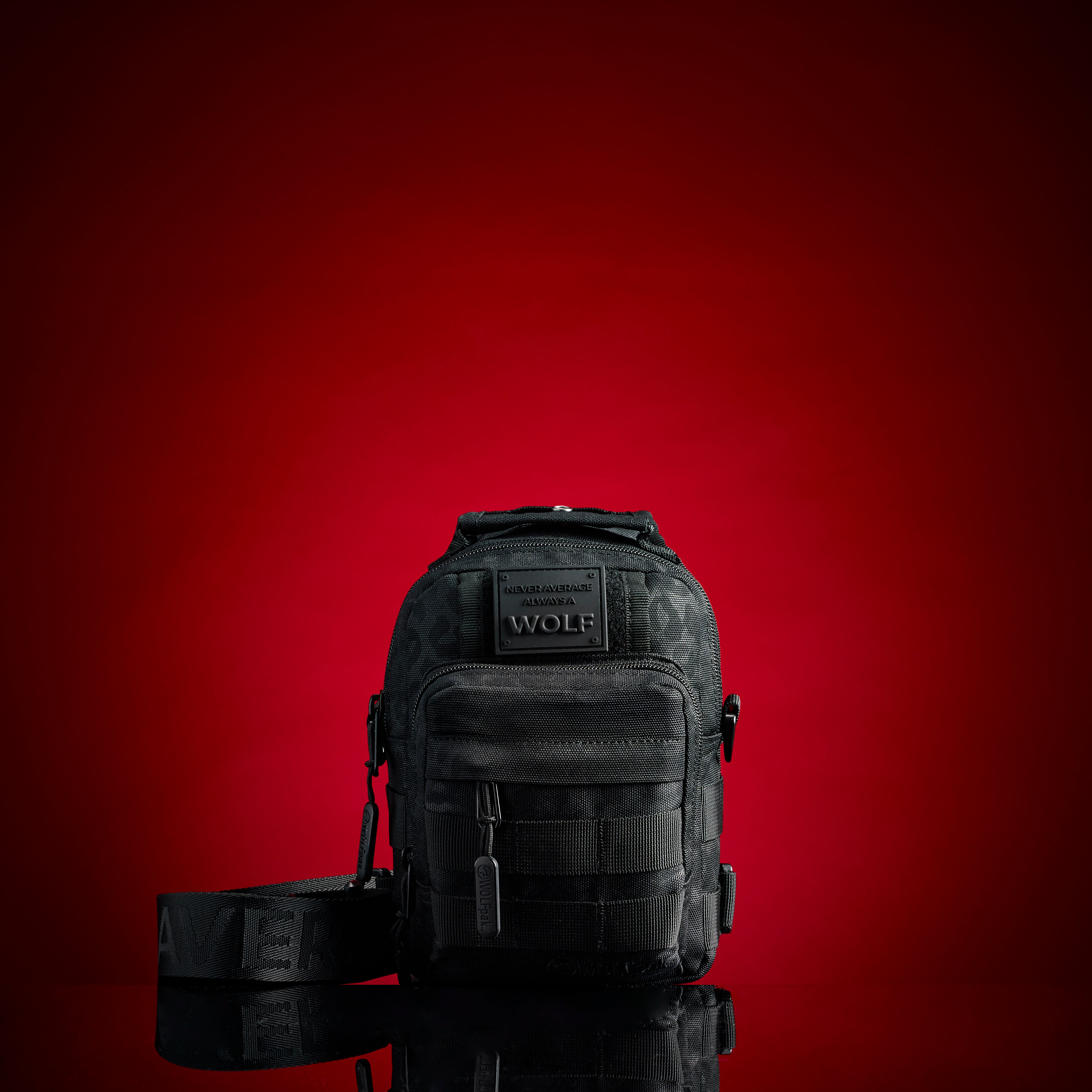 4L Mini Tactical Sling Bag Black Leopard