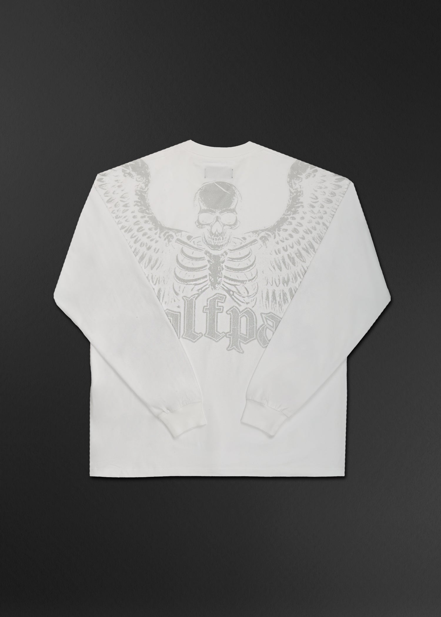 Deathwing White Long Sleeve Tee