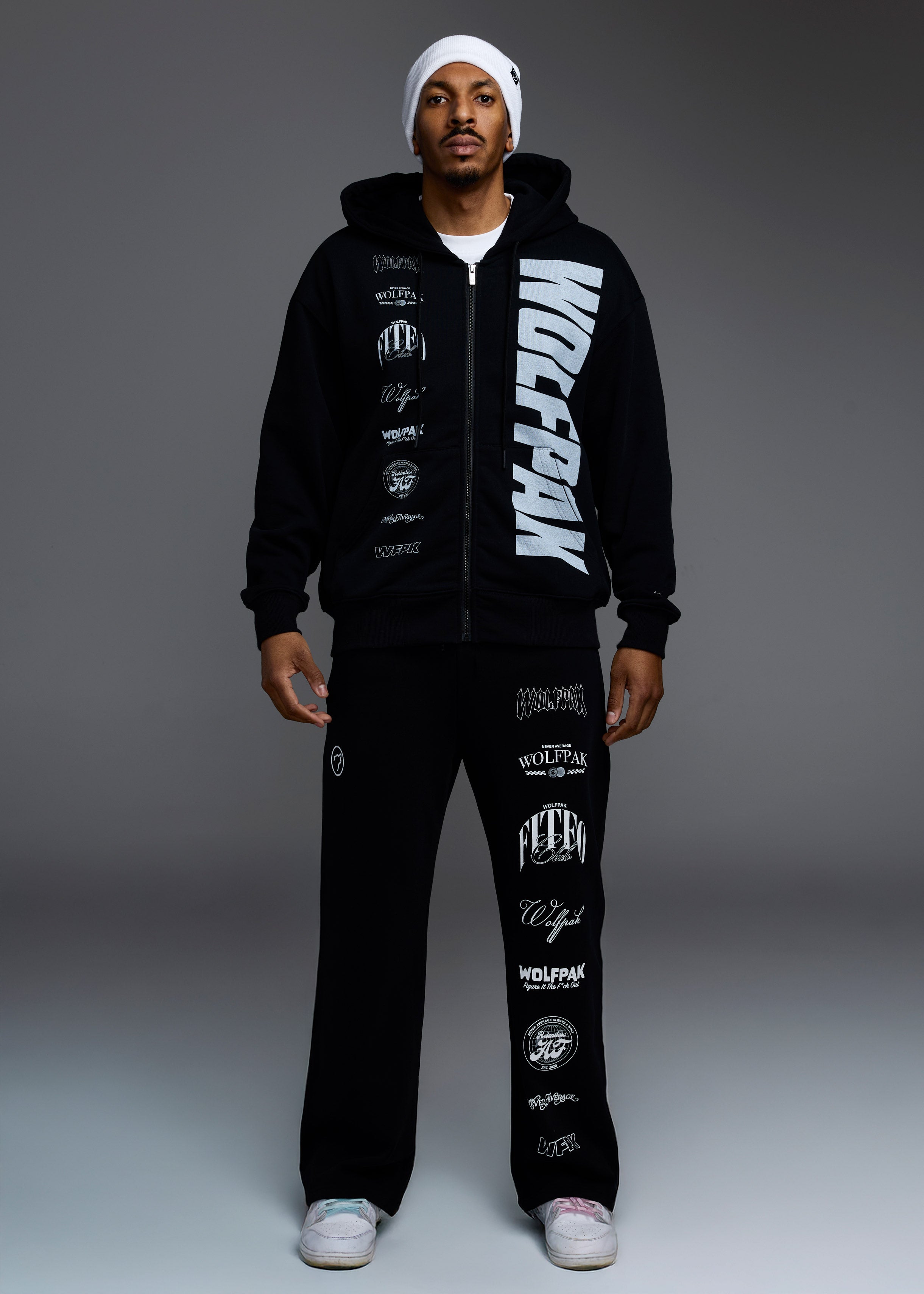 We Are WFPK Wide Leg Sweats