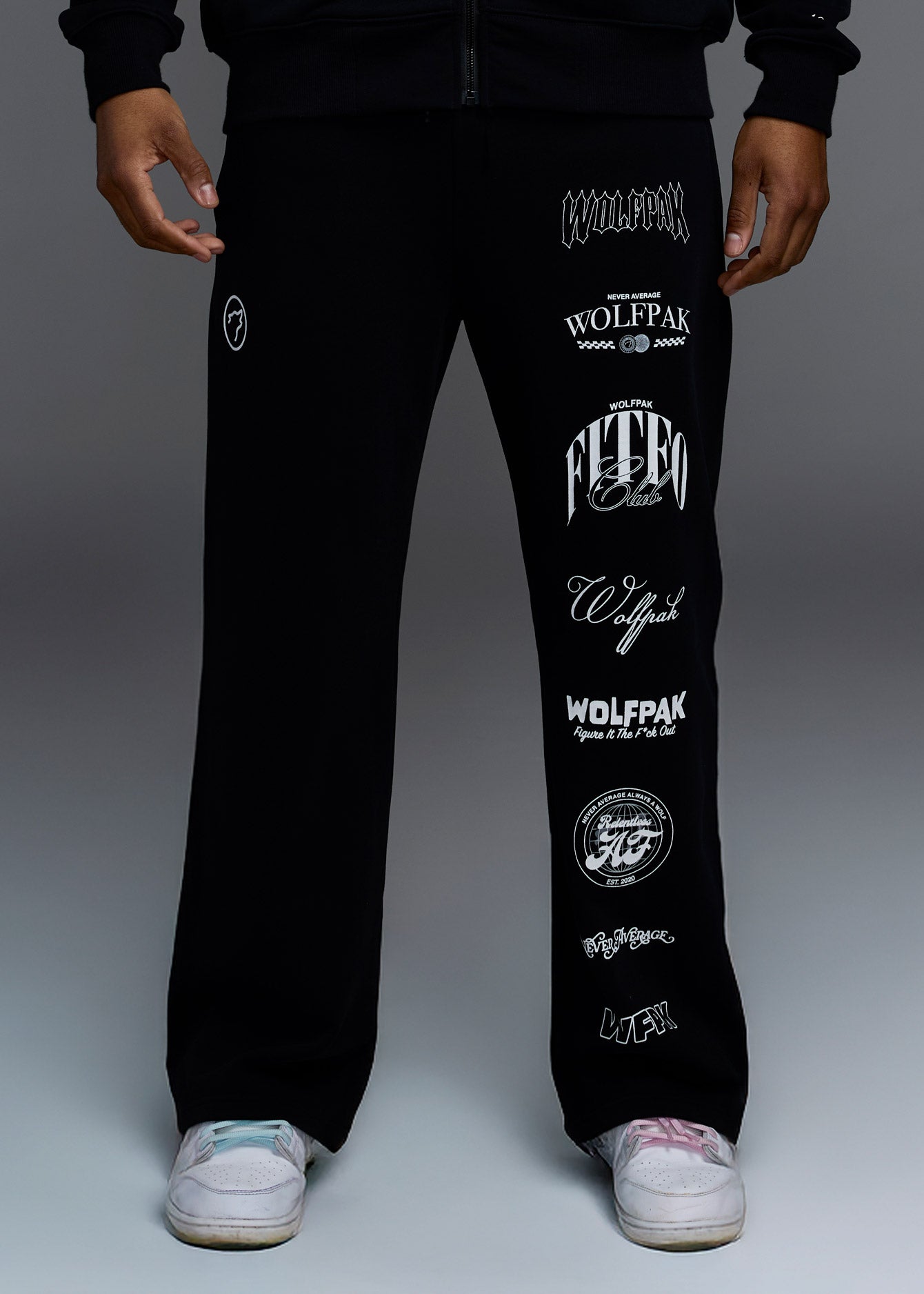 We Are WFPK Wide Leg Sweats