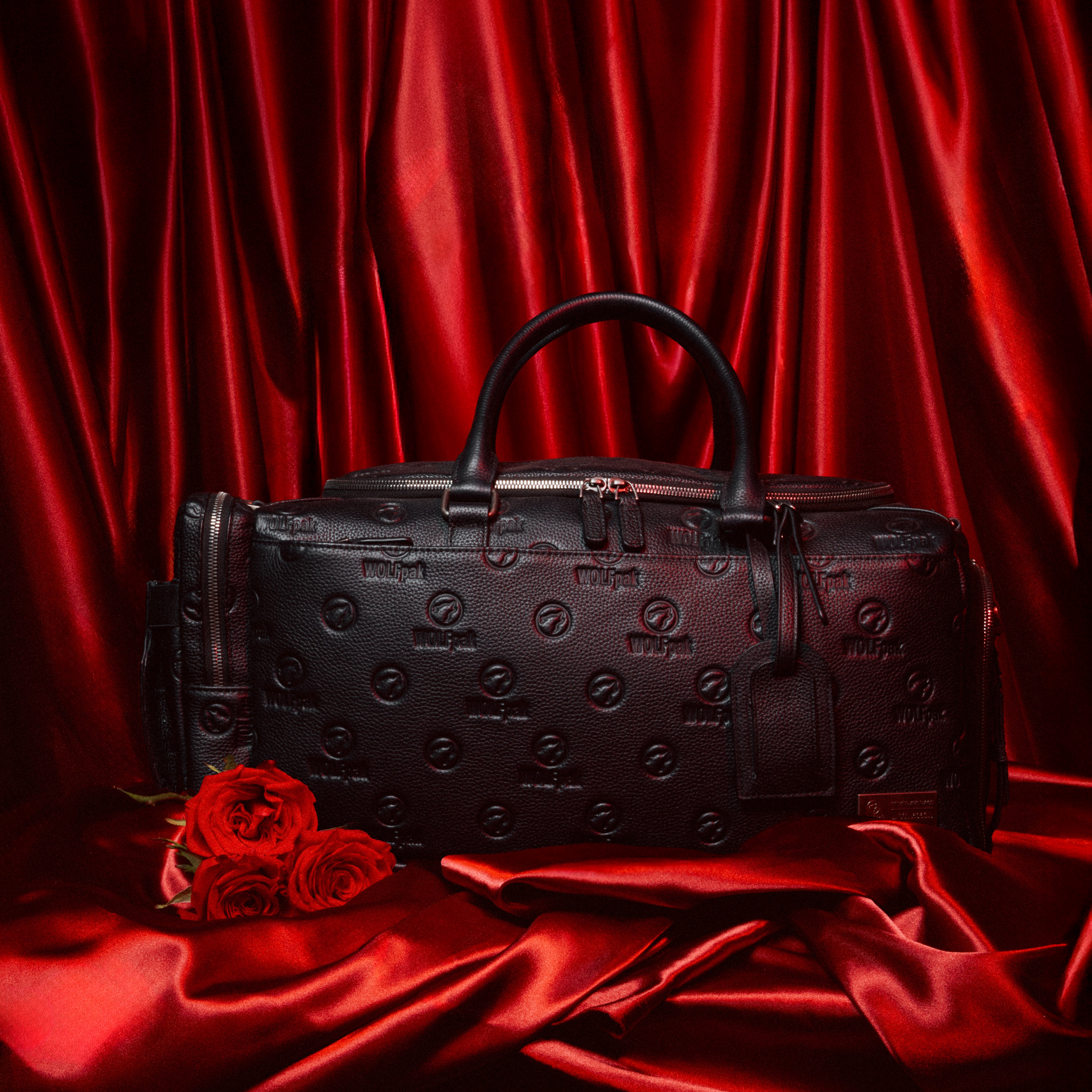 Luxury Leather Duffle & Crossbody Bundle