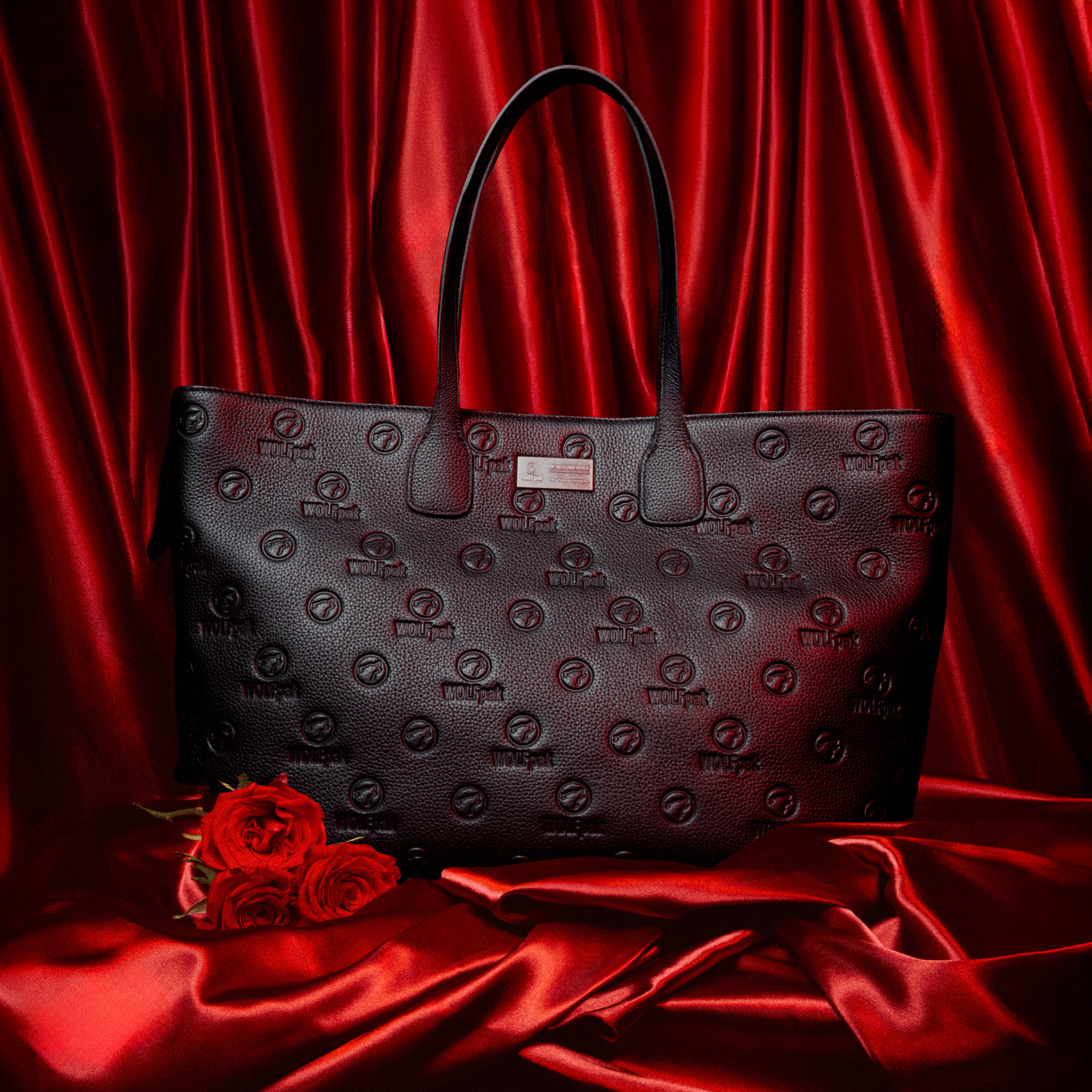 Tote Bag Black Luxury Leather