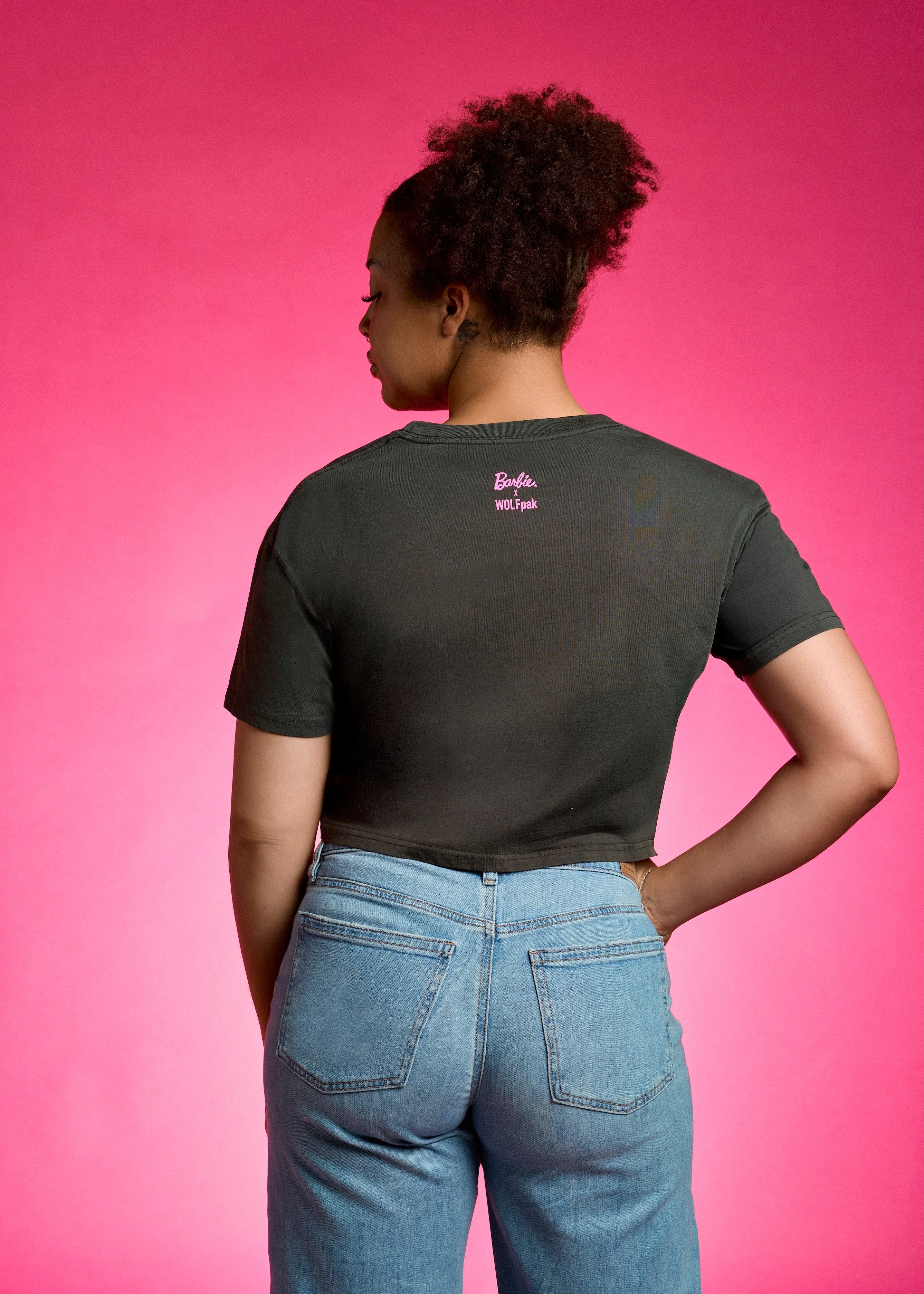 Barbie Meet in Malibu Graphic Crop Shirt