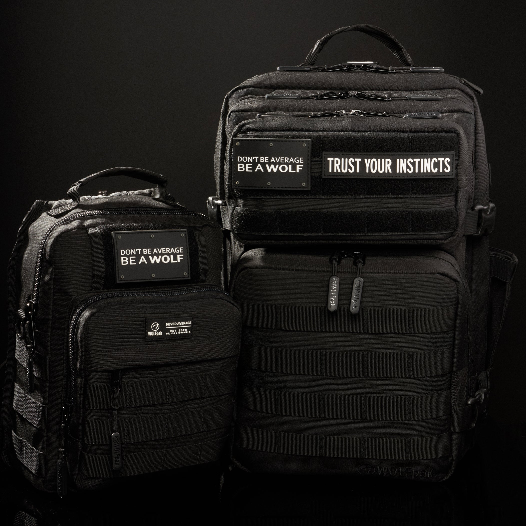 35L Alpha Black Backpack & 9L Tactical Sling Bundle