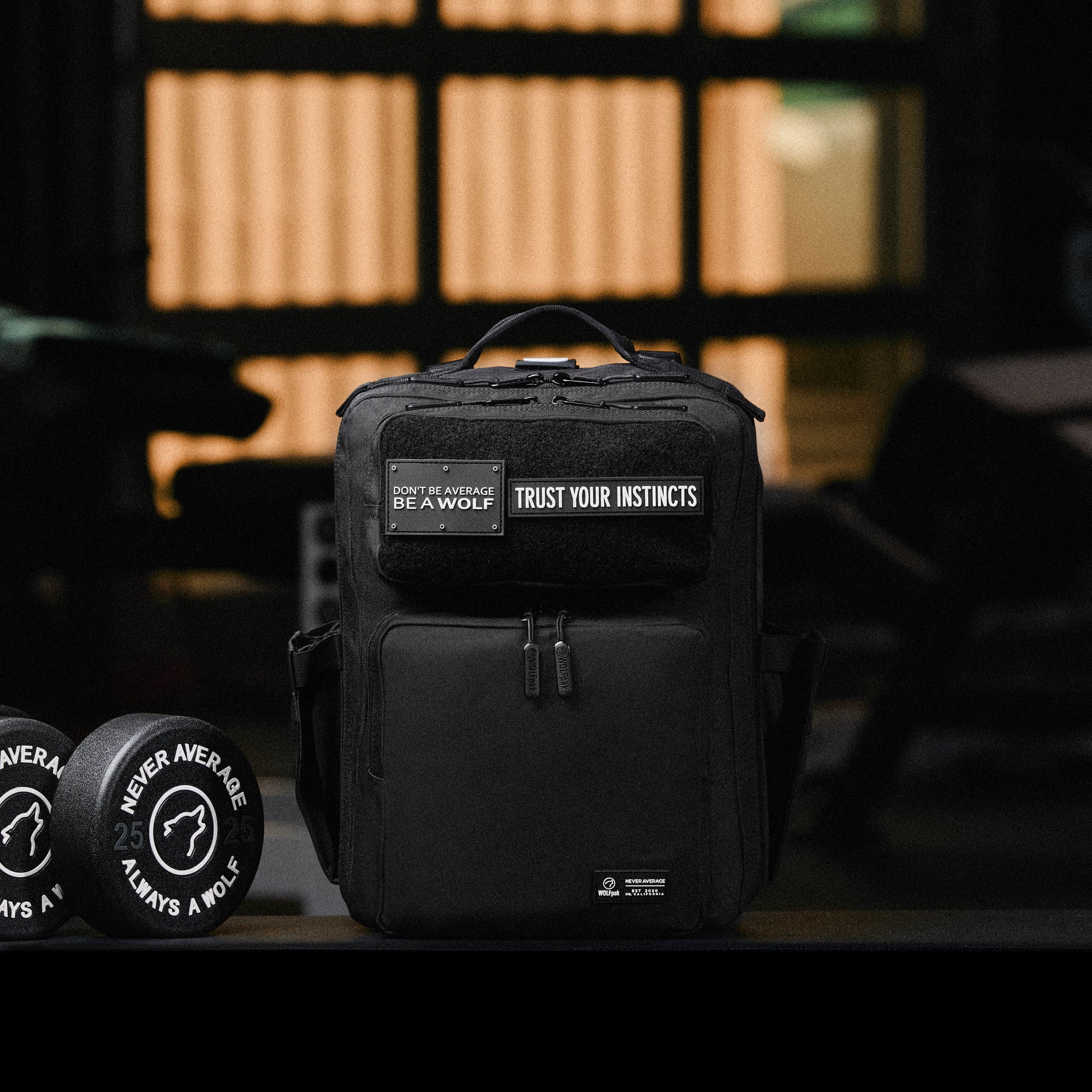 WOLFpak - 15L Backpack Alpha Black - Backpack - Alpha Black - Gym Bag - Tactical Backpack - Travel Gear - Fitness Storage