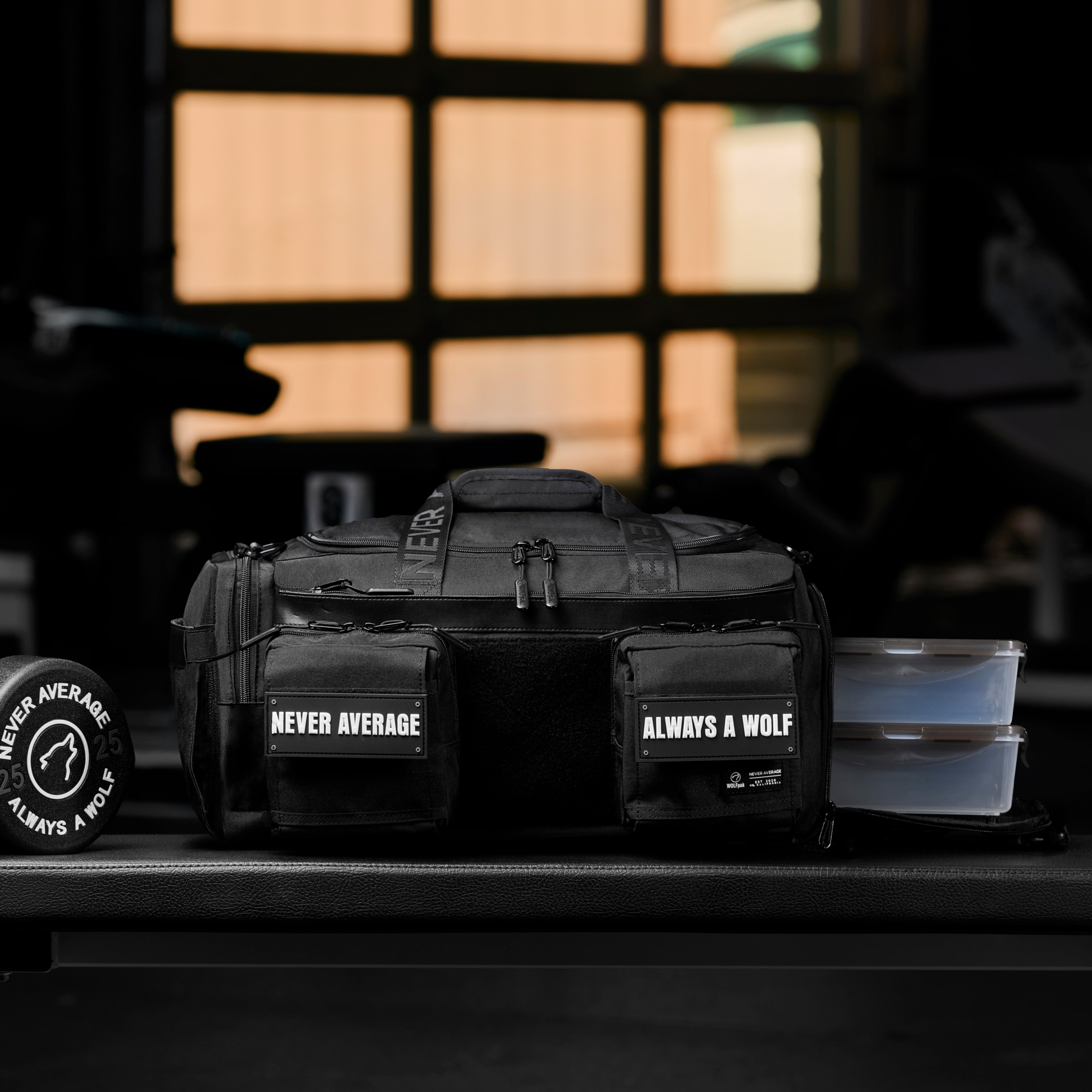 20L Mini Duffle Bag Alpha Black Meal Management