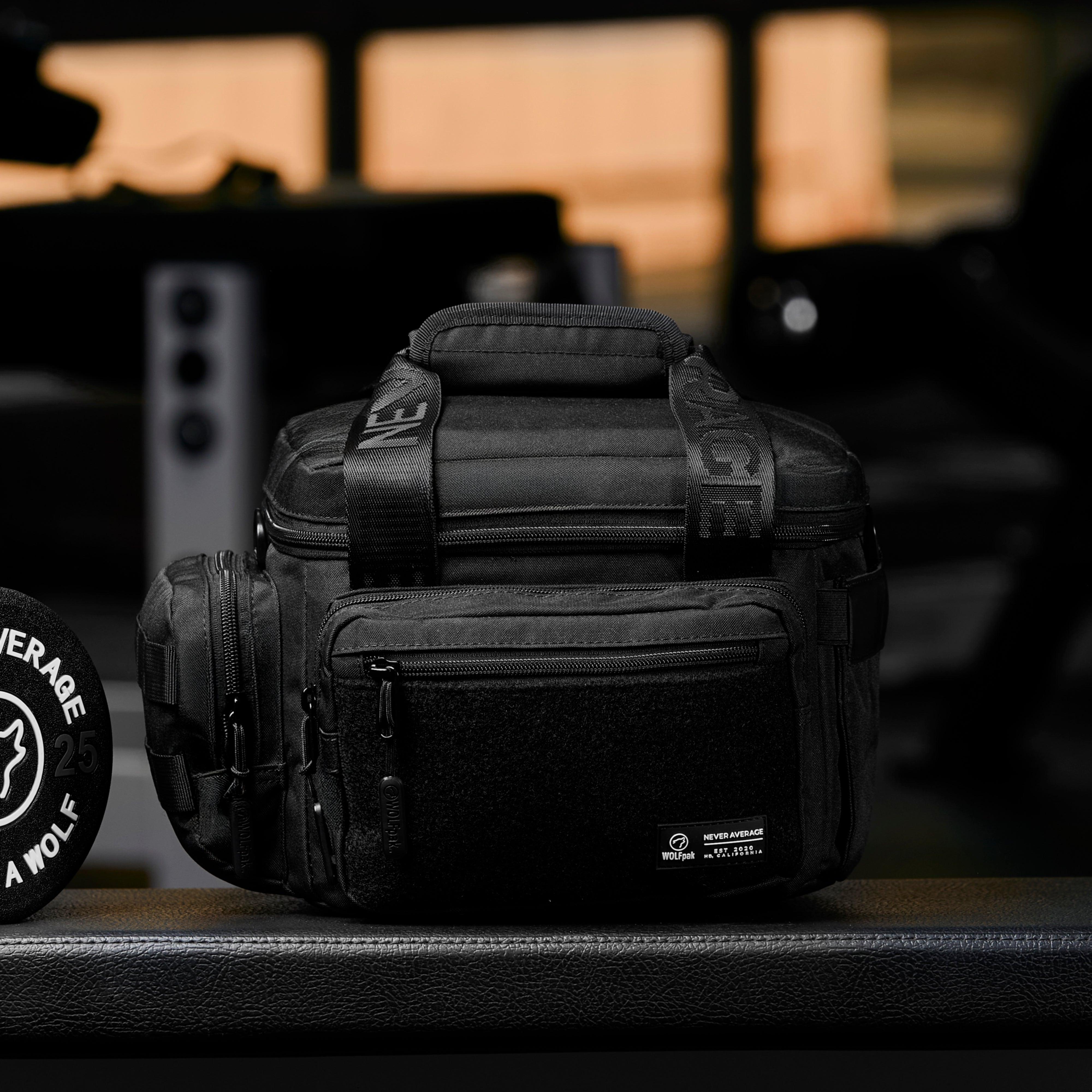 9L Alpha Black Mini Tactical Lunch Box