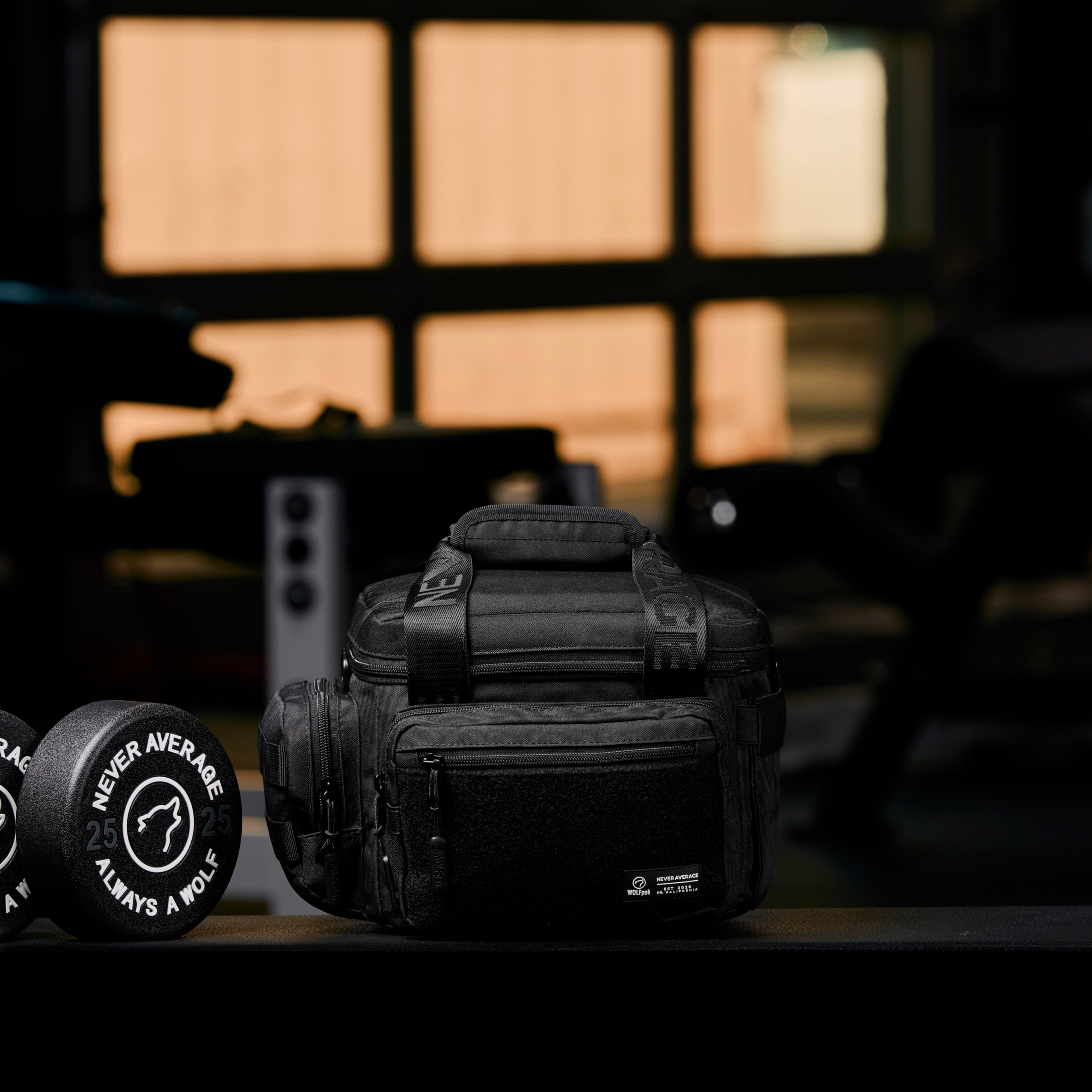 9L Alpha Black Mini Tactical Lunch Box