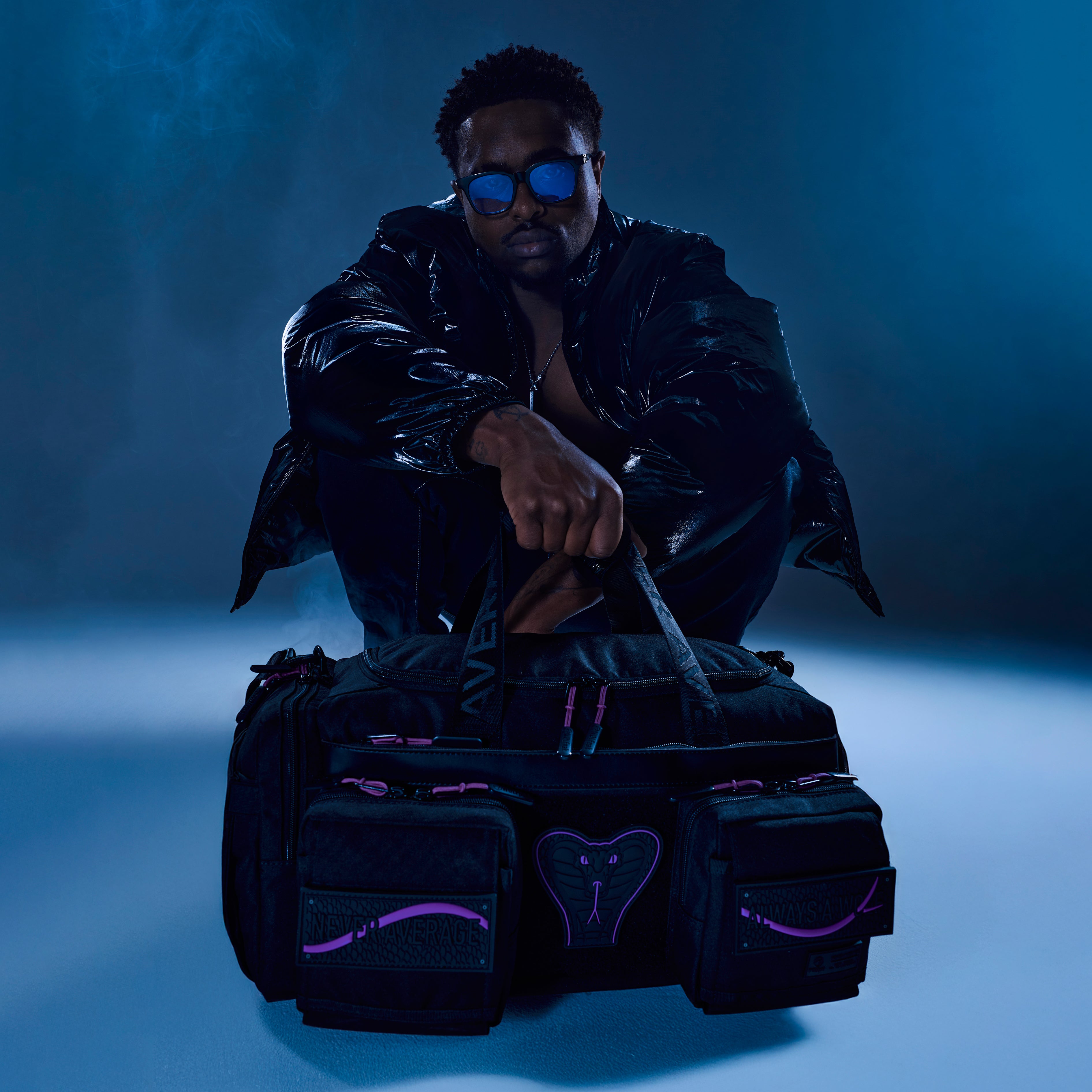 30L Perfect Duffle Bag Purple Venom