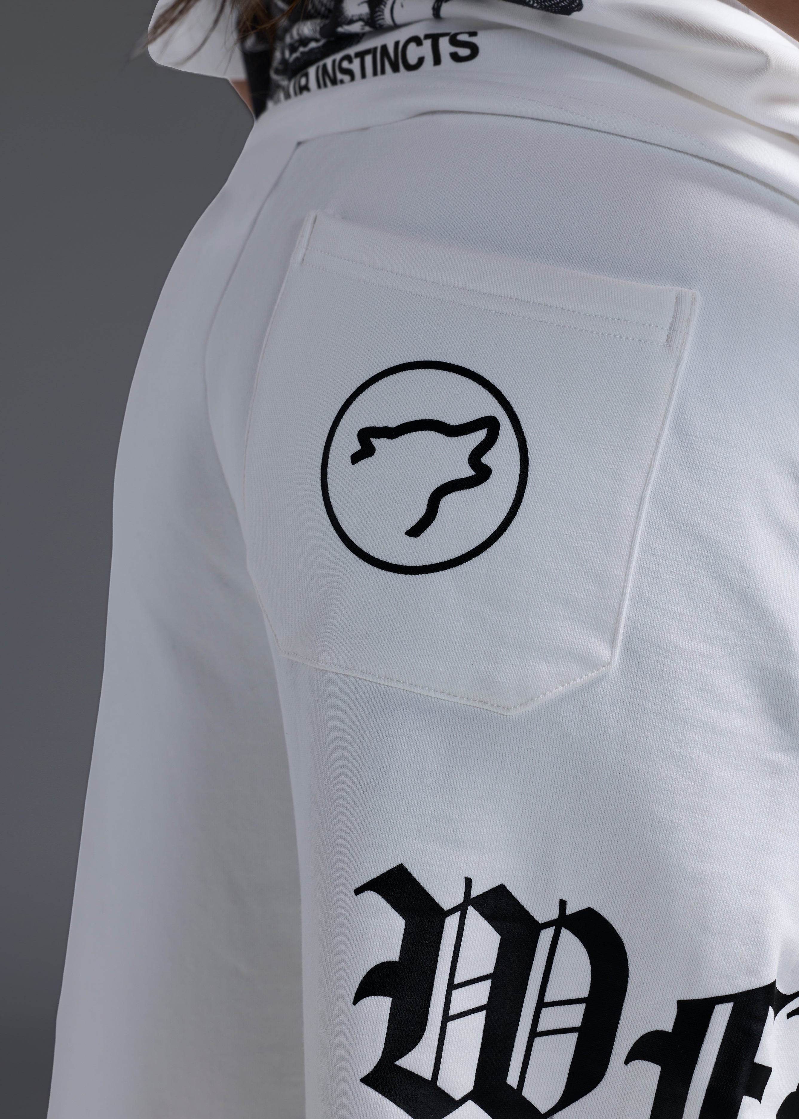 Forever White Wide Leg Sweat Pants