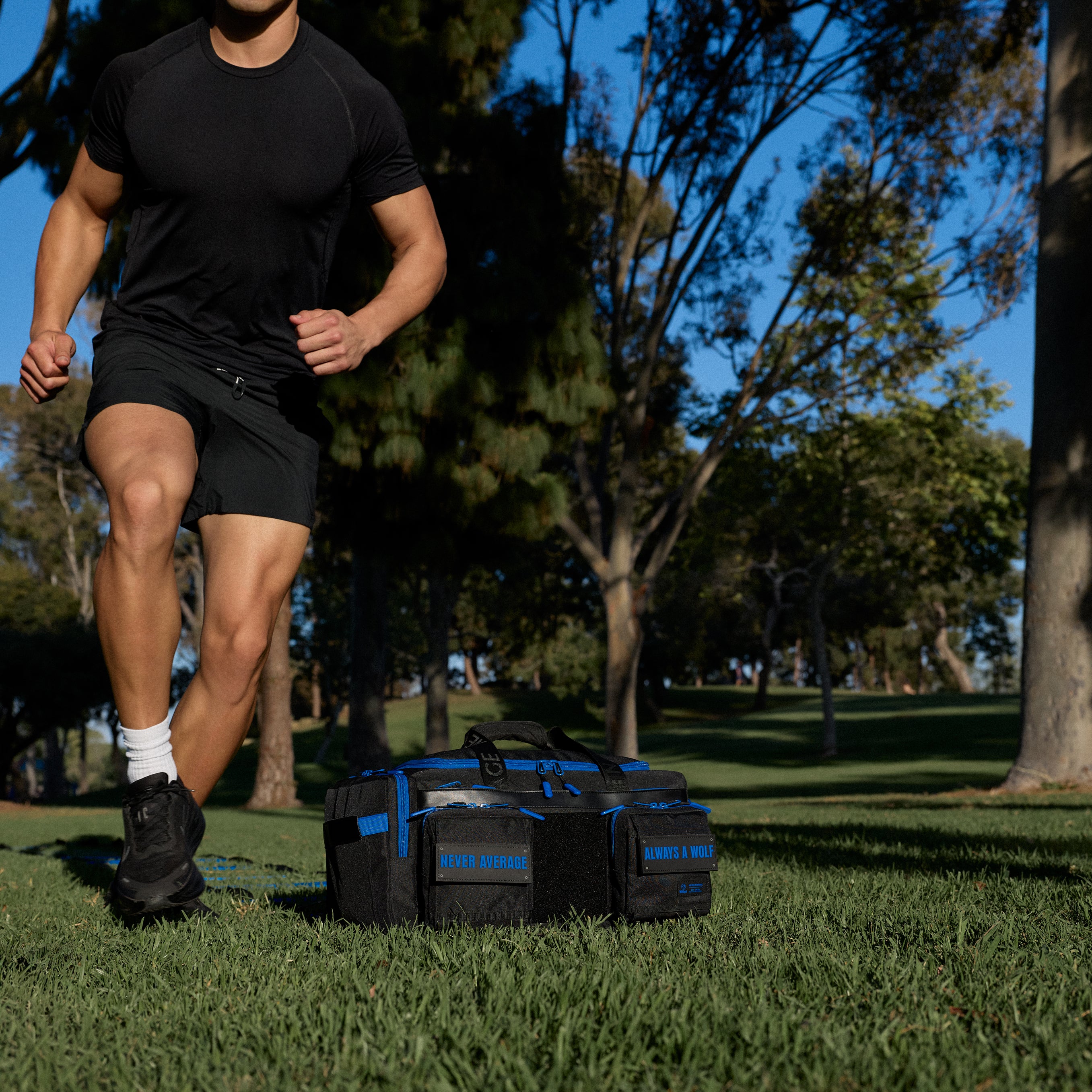 30L Perfect Duffle Bag Blue Wolf PREVIEW