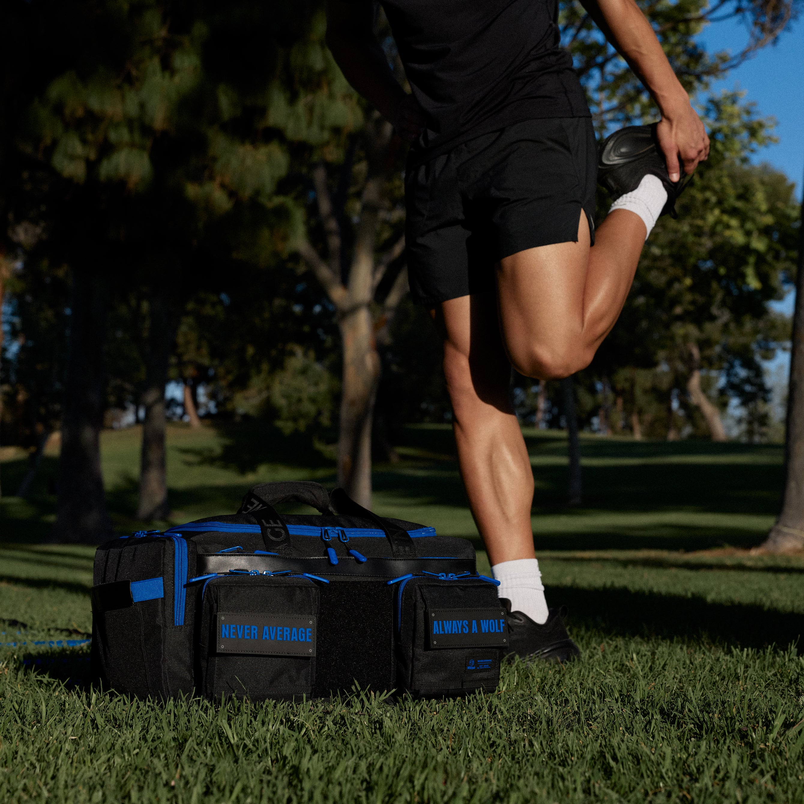 30L Perfect Duffle Bag Blue Wolf PREVIEW