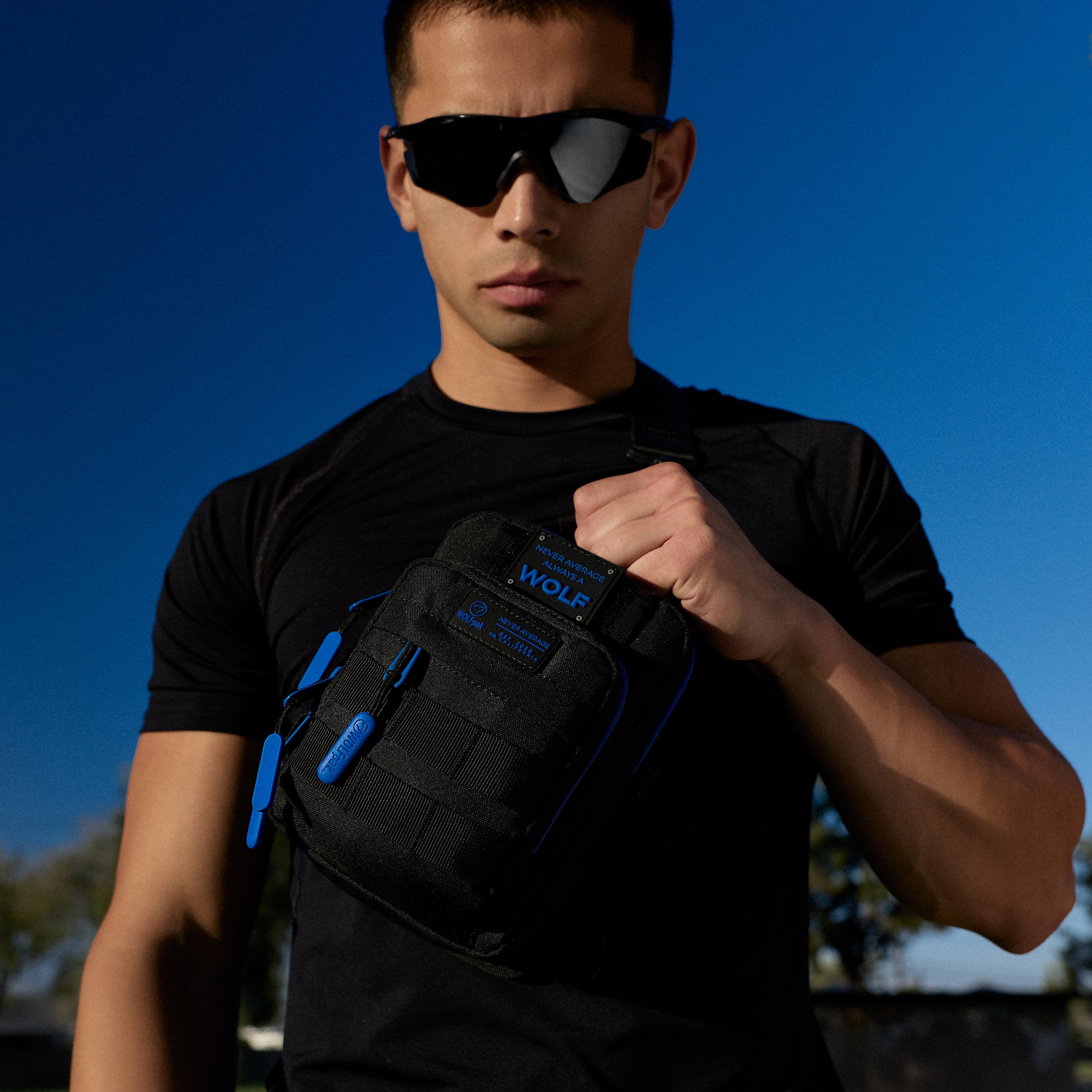 4L Mini Tactical Sling Bag Blue Wolf PREVIEW
