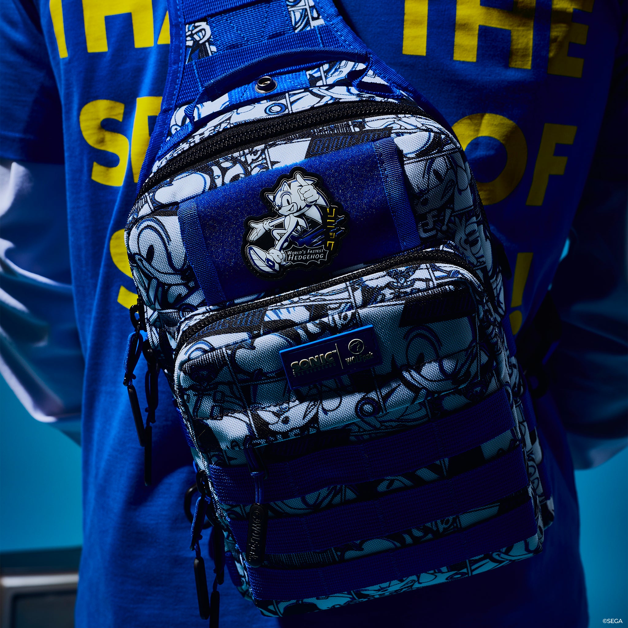 9L Tactical Sling Bag Sonic The Hedgehog