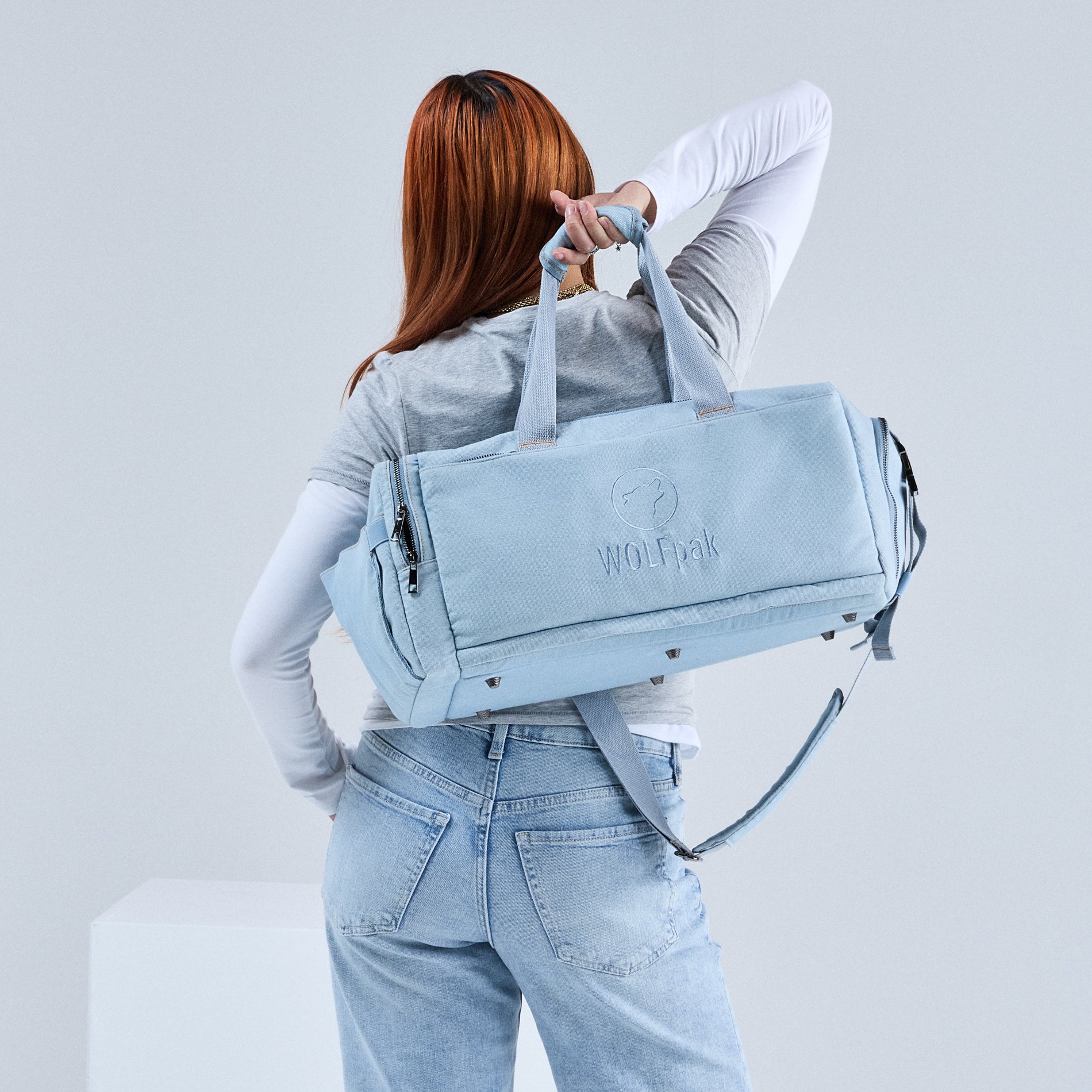 30L Perfect Duffle Bag Classic Denim