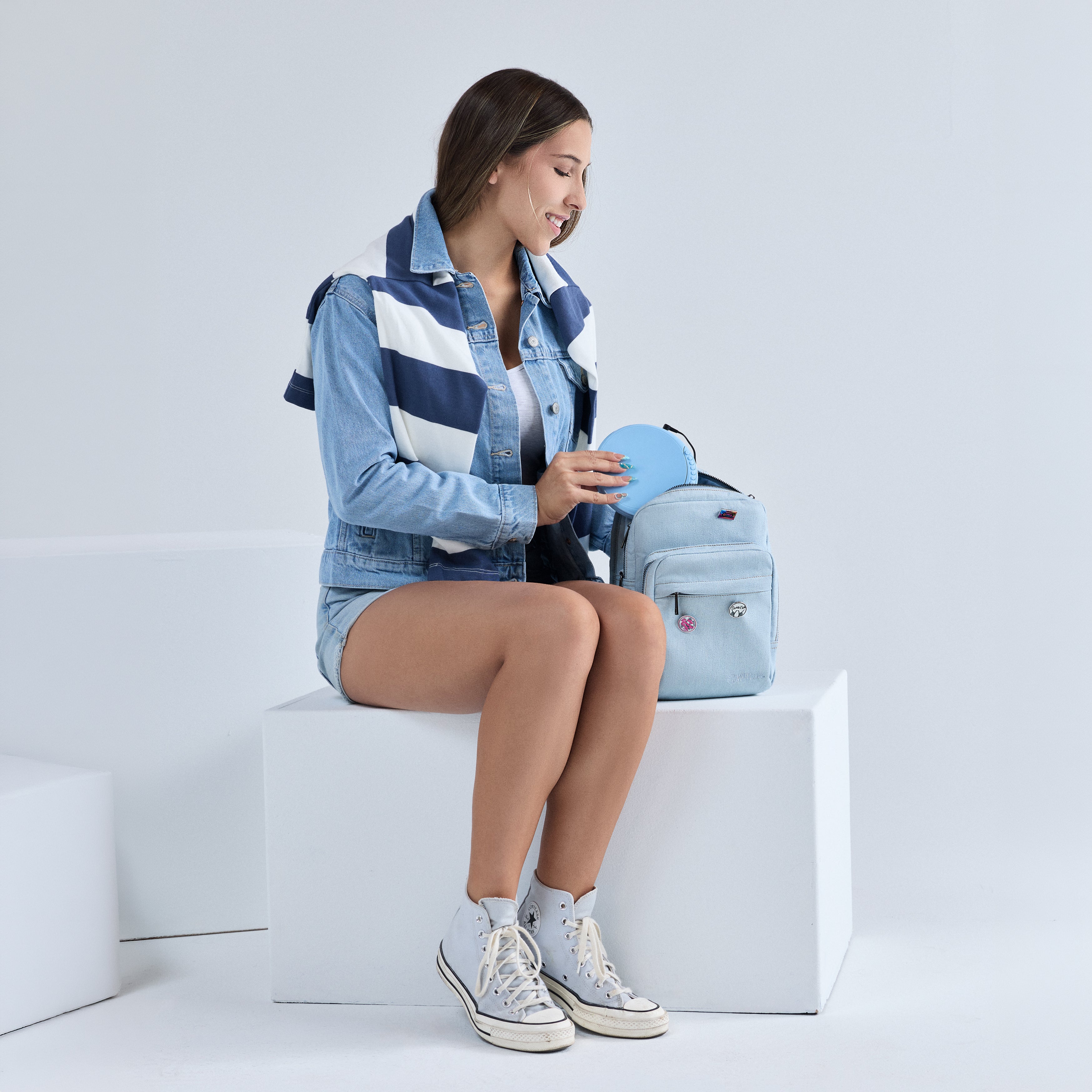 9L Sling Bag Classic Denim