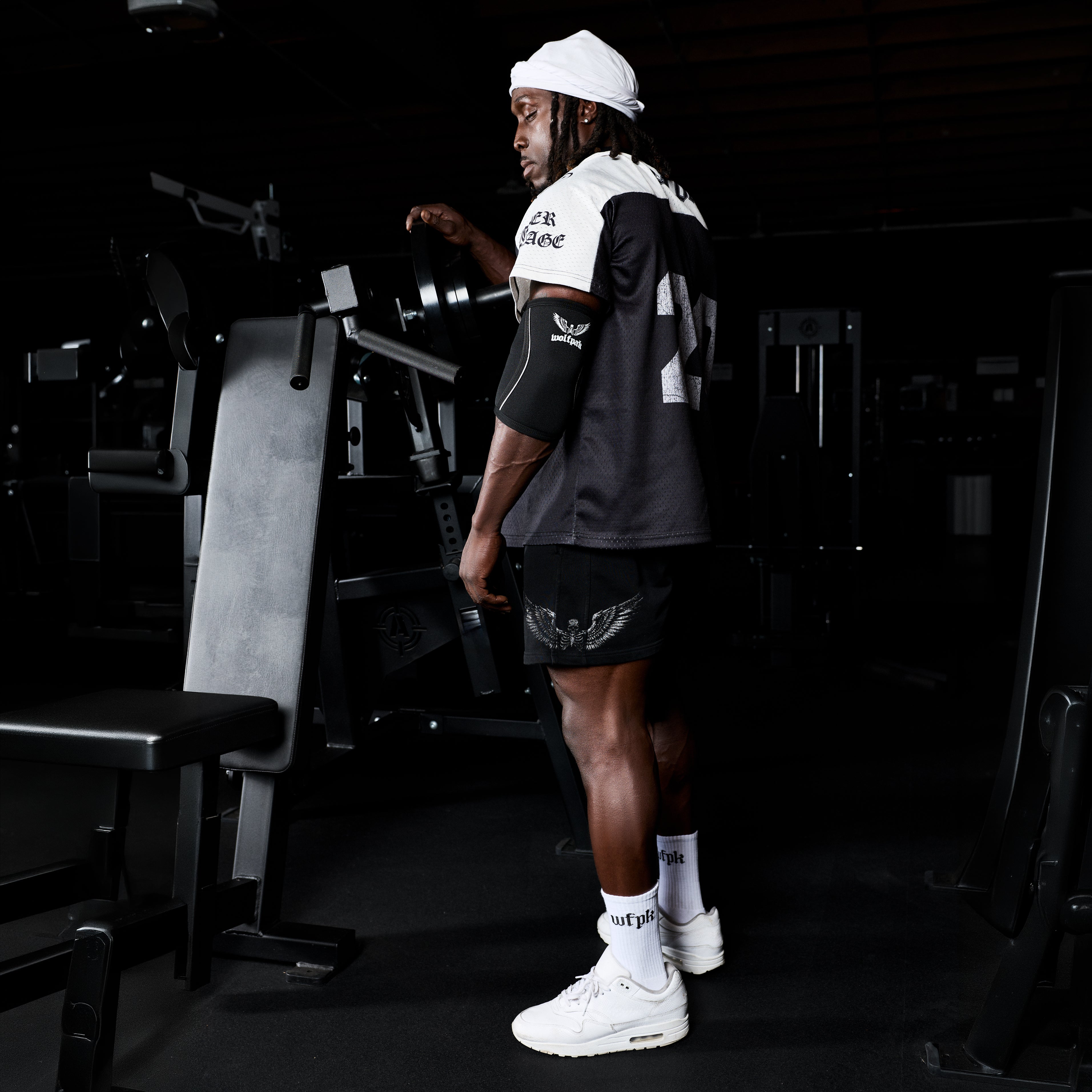 5mm Deathwing Logo Black Elbow Sleeves