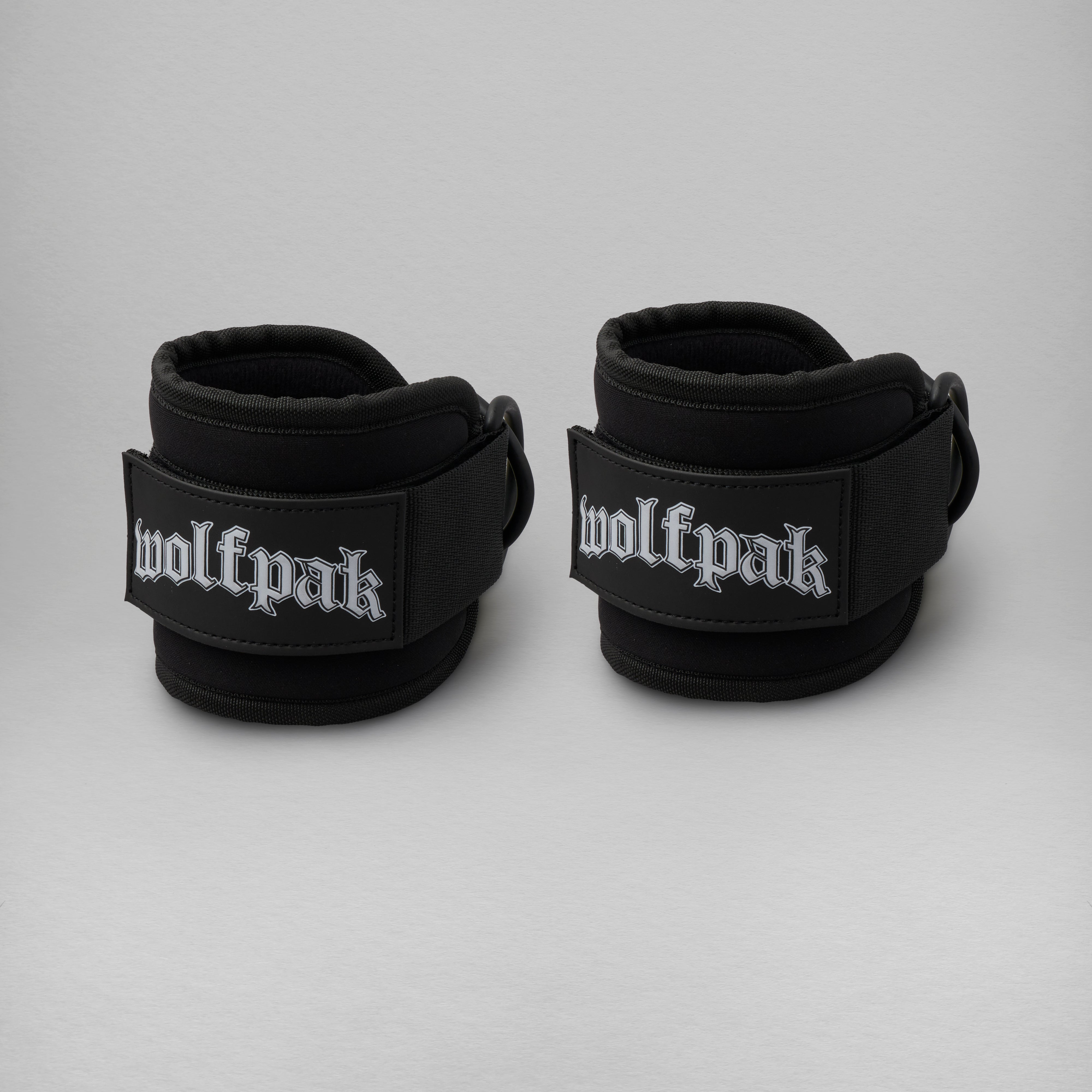 7mm Deathwing Script Black Ankle Straps
