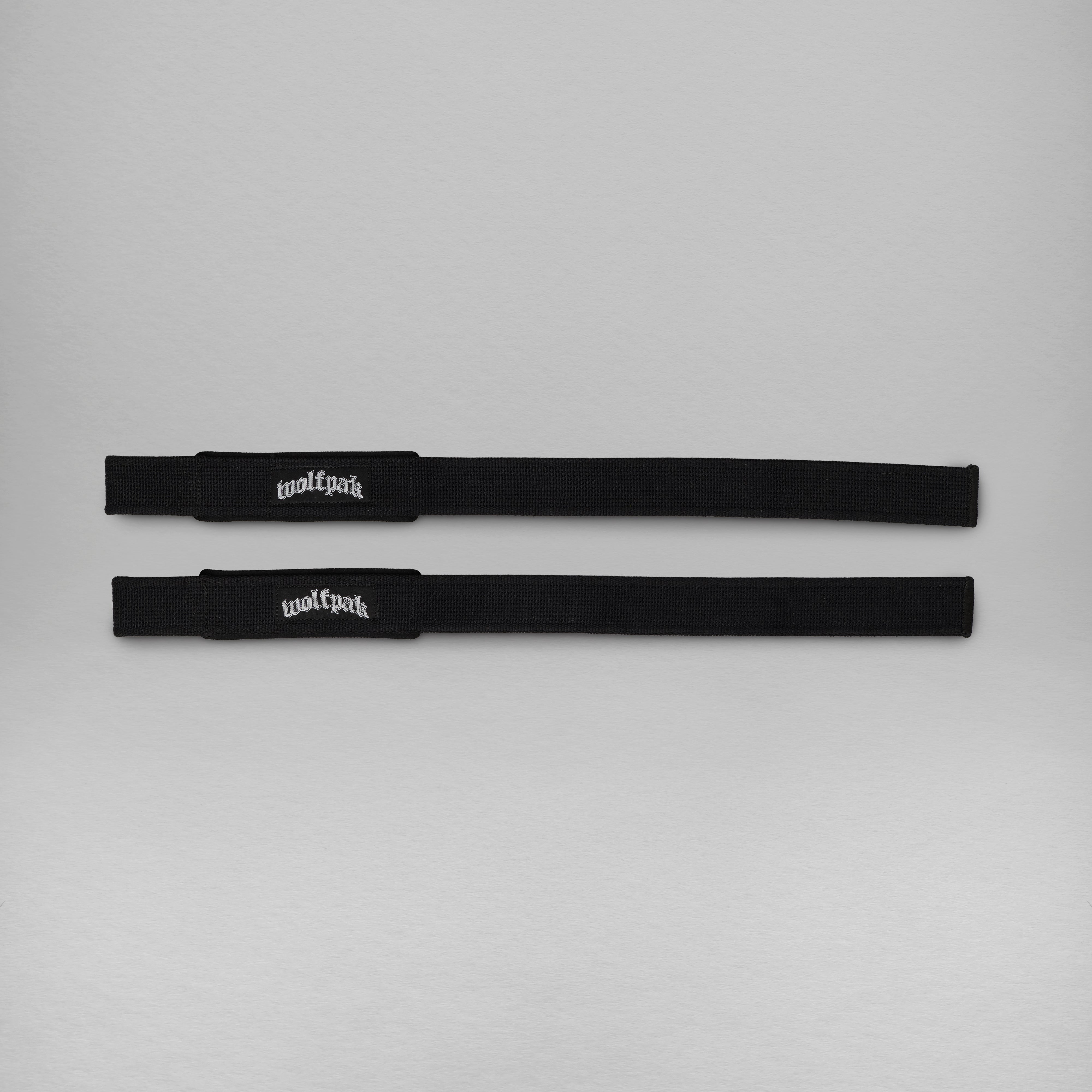 Deathwing Script Heavy Duty Black Lifting Straps