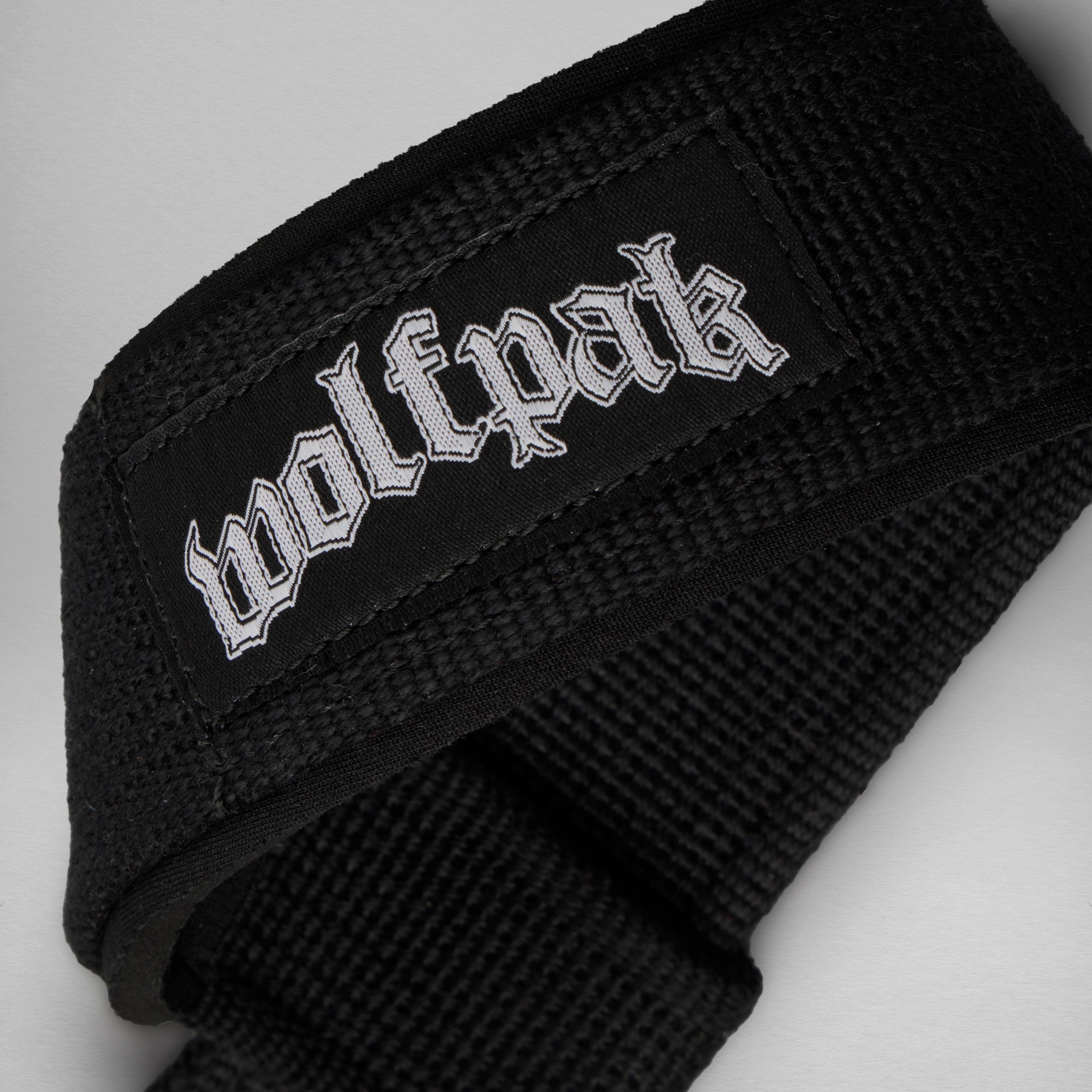 Deathwing Script Heavy Duty Black Lifting Straps