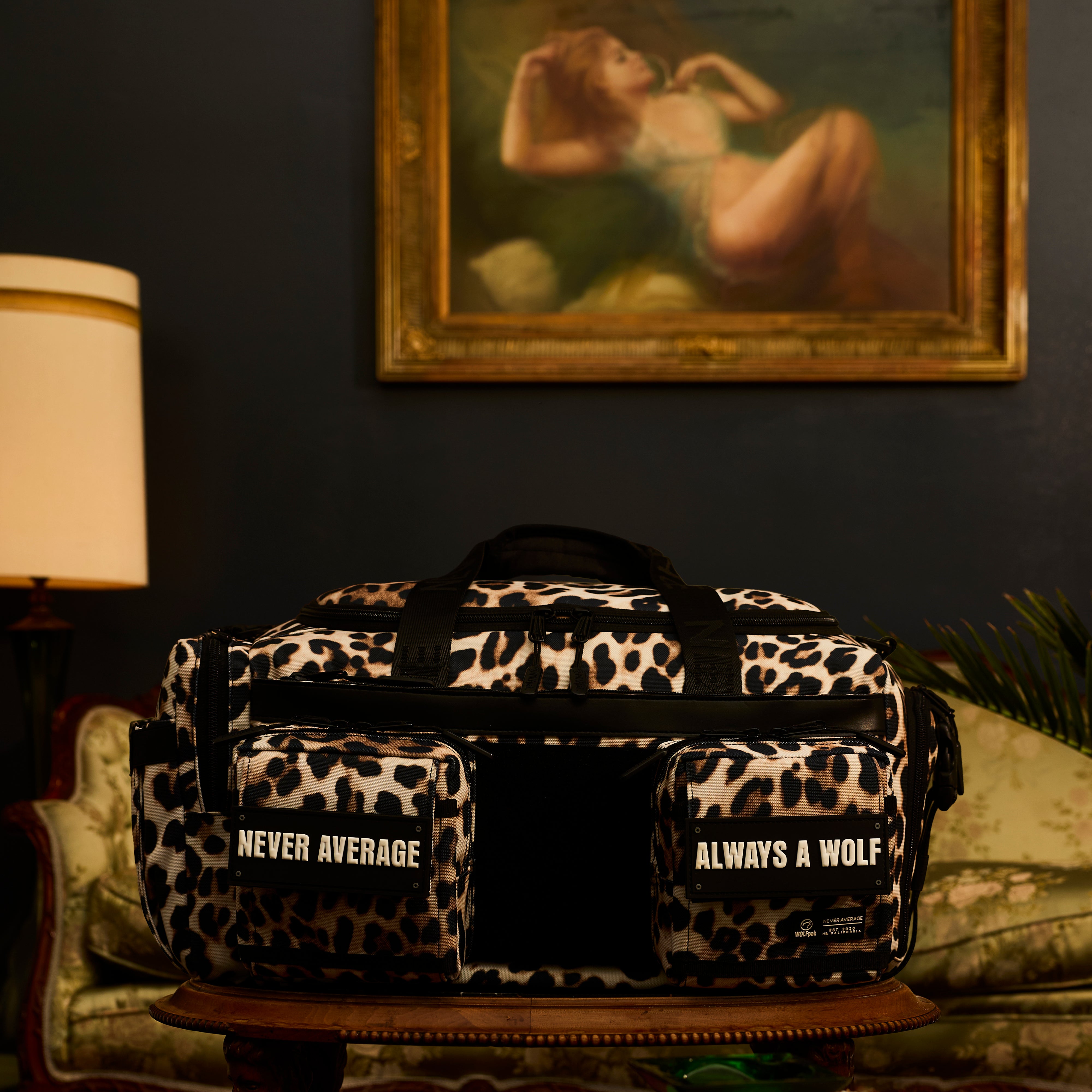 30L Perfect Duffle Bag Leopard