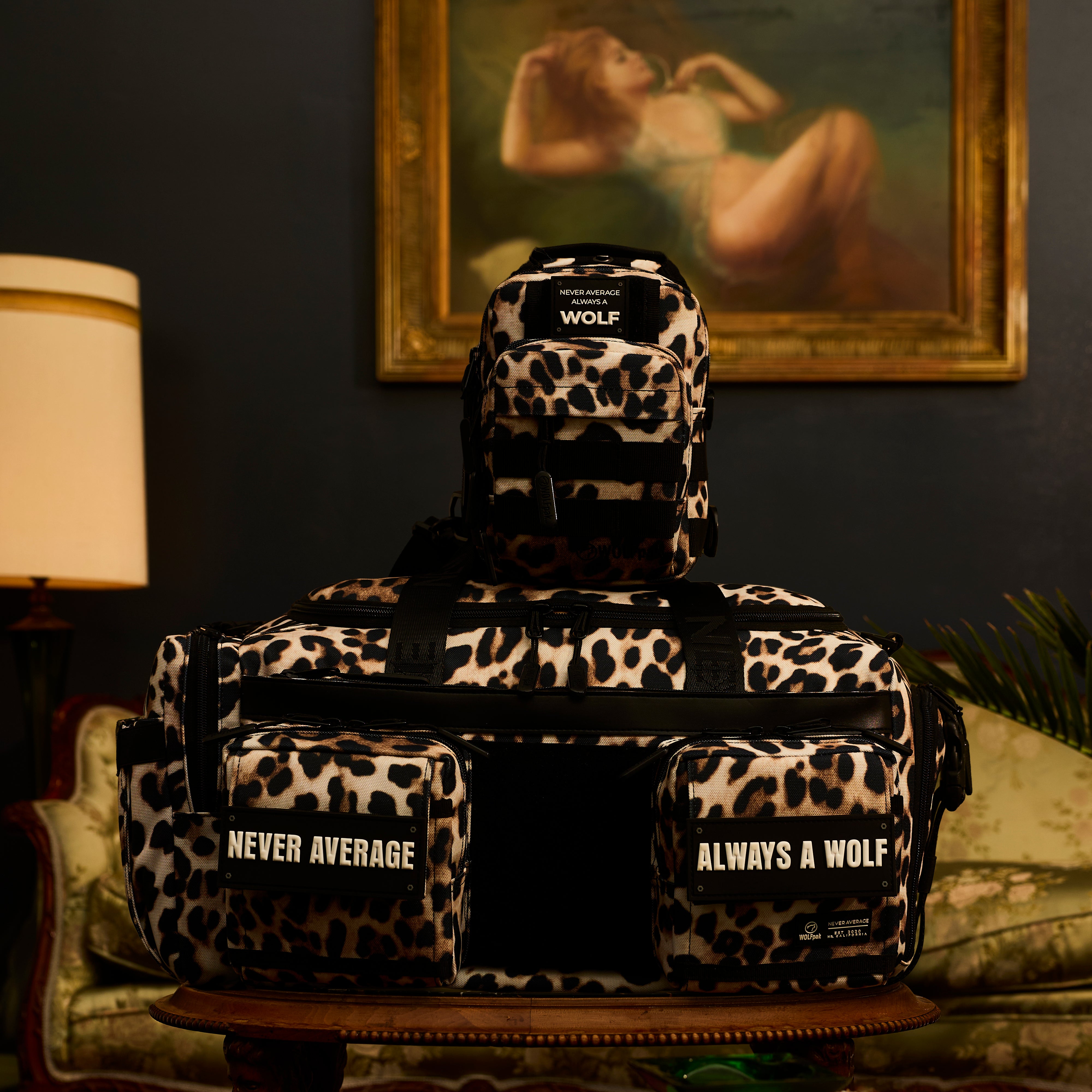 Leopard Duffle & Sling Bag Bundle