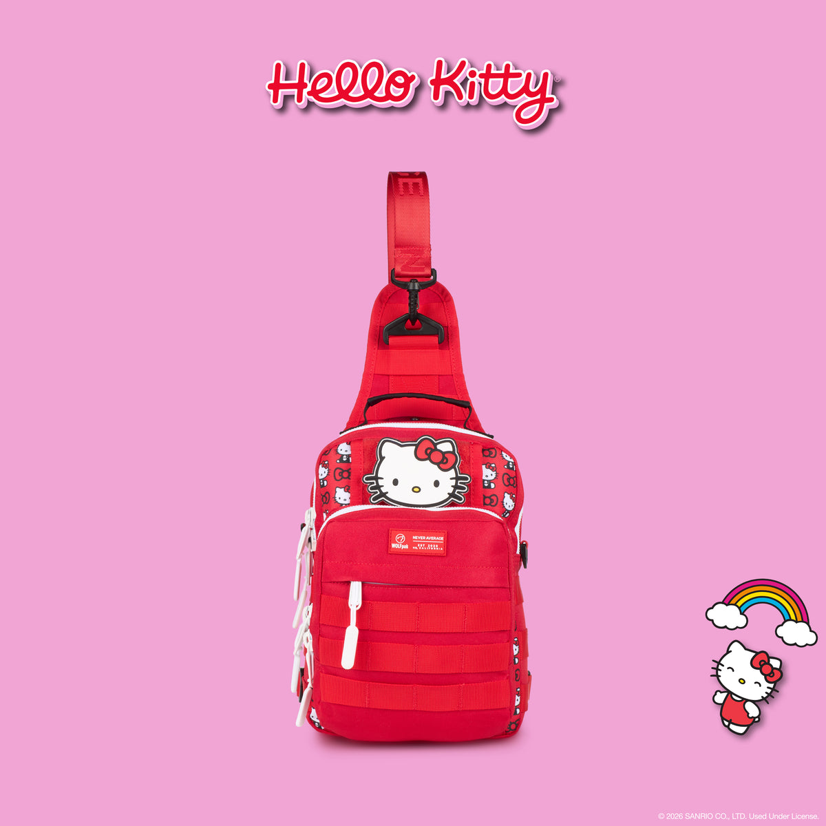 9L Tactical Sling Bag Hello Kitty