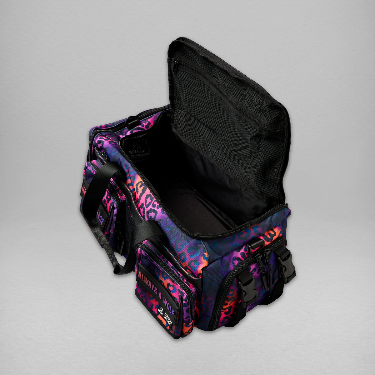 30L Perfect Duffle Bag Neon Leopard